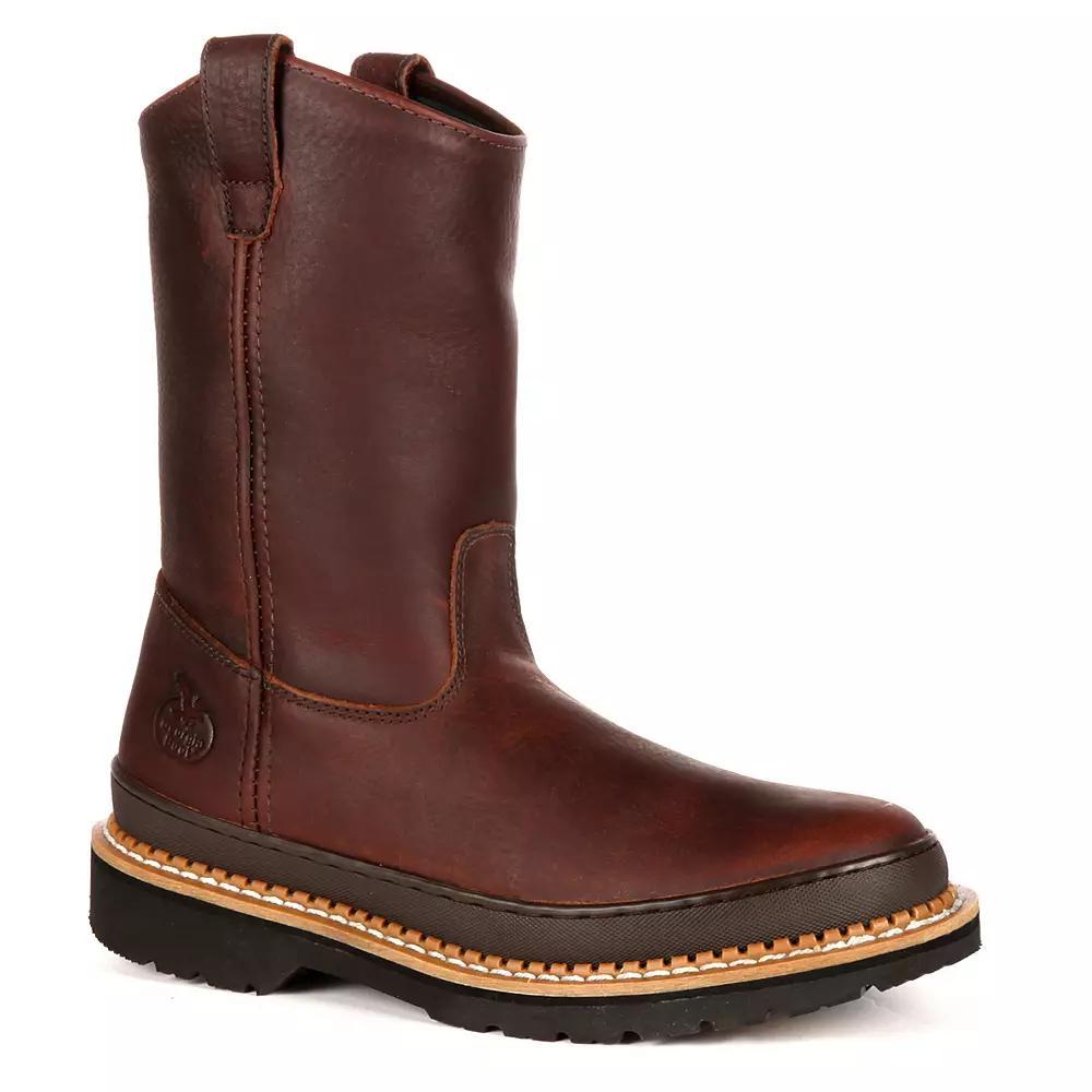 Georgia Boots Giant Men's 9-in. Wellington Work Boots, Size: 8.5 Medium, Soggy Brown Product Image