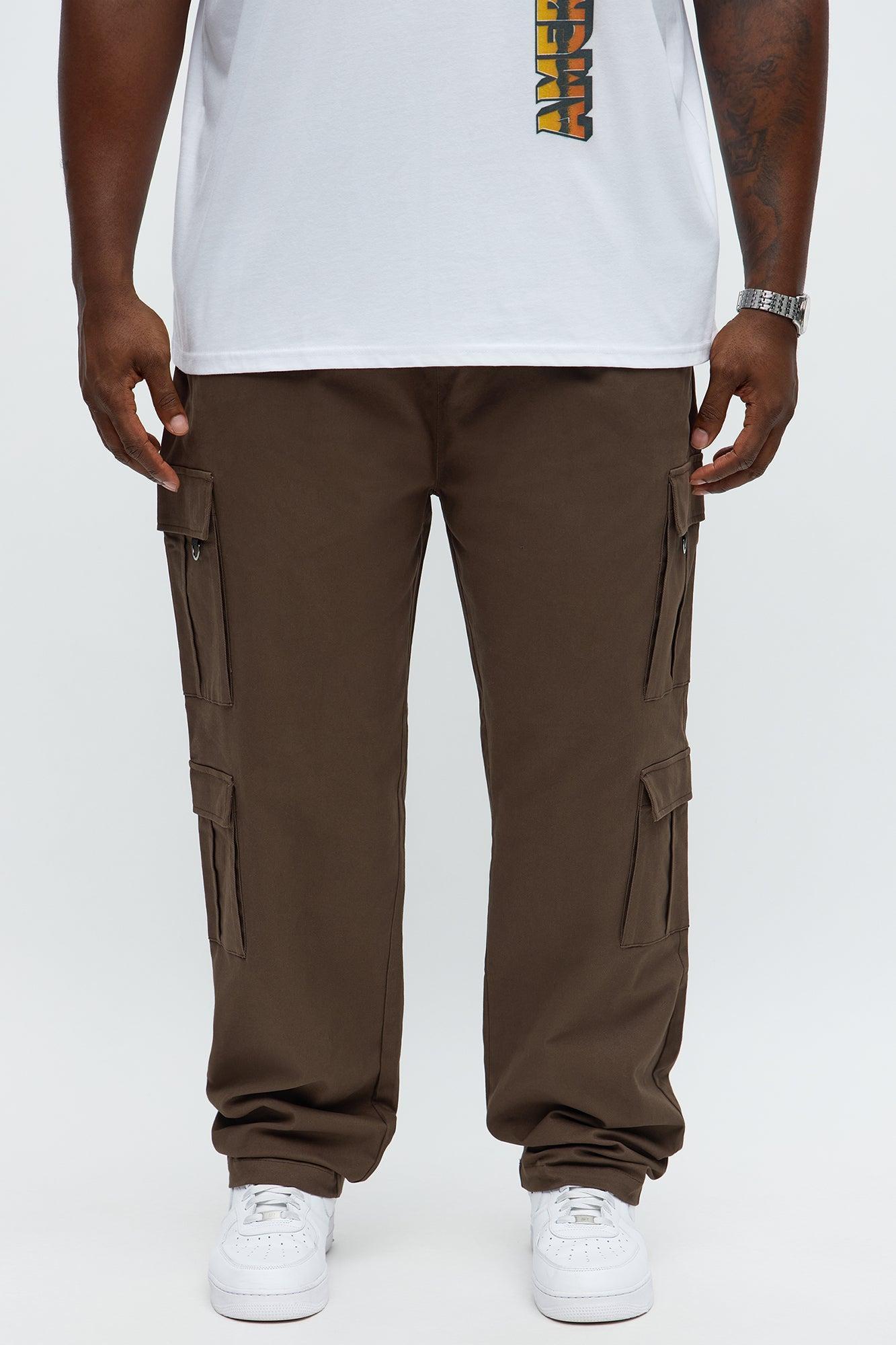 Slim Double It Cargo Pants - Brown Product Image