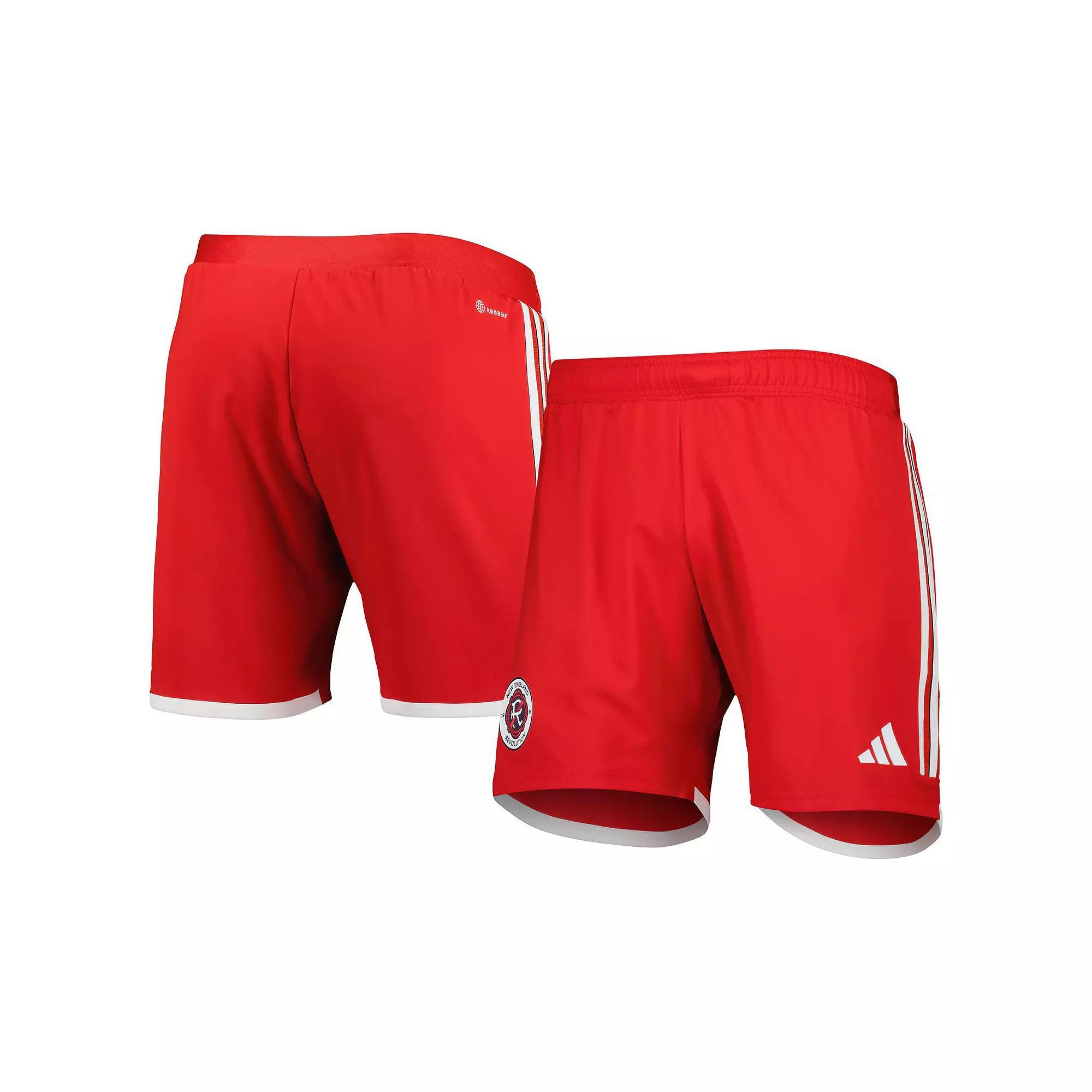 Men's adidas Red New England Revolution 2023 Away AEROREADY Authentic Shorts, Size: 2XL, Ner Red Product Image