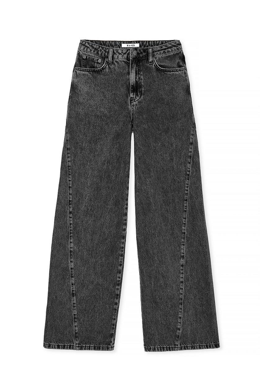High Waist Extra Wide Leg Denim Product Image