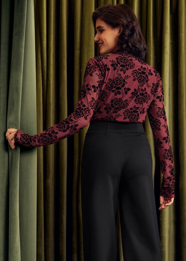 Golden Era Glow Turtleneck Top Product Image