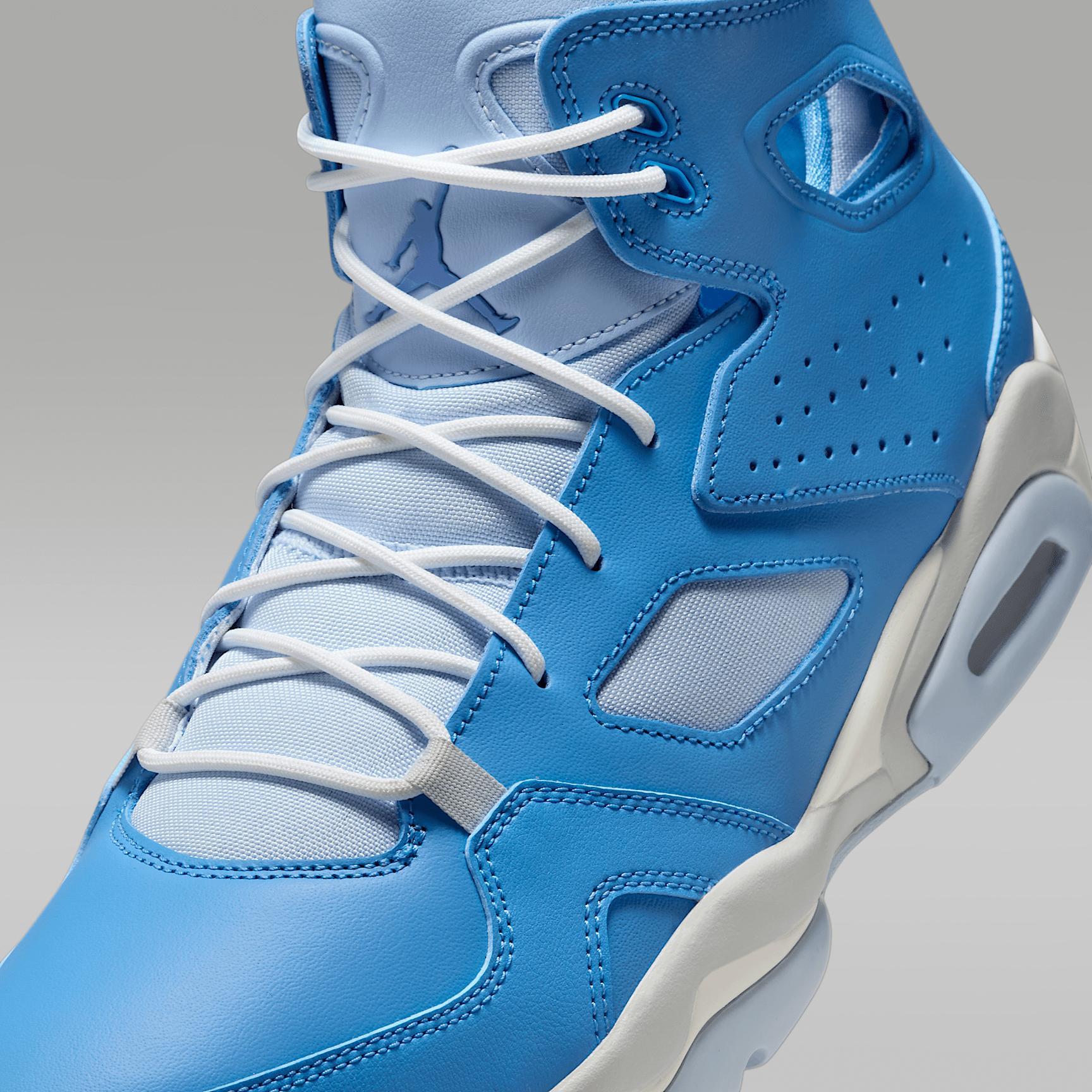 Jordan Mens Air Flight Club 91 Basketball Shoes in Legend Blue/Pure Platinum/Sail Product Image