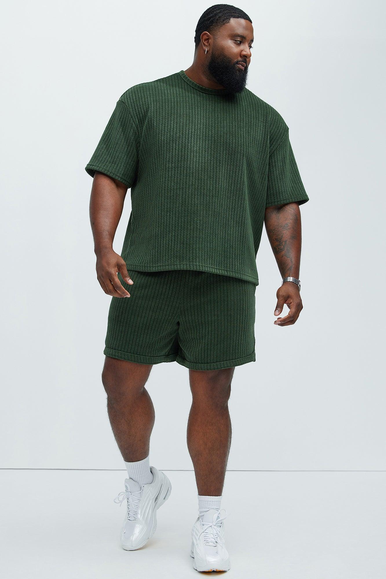 Easton Textured Shorts - Green Product Image