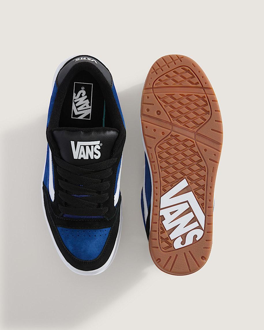 Skate Hylane Shoe in Black / Blue| Vans US Product Image