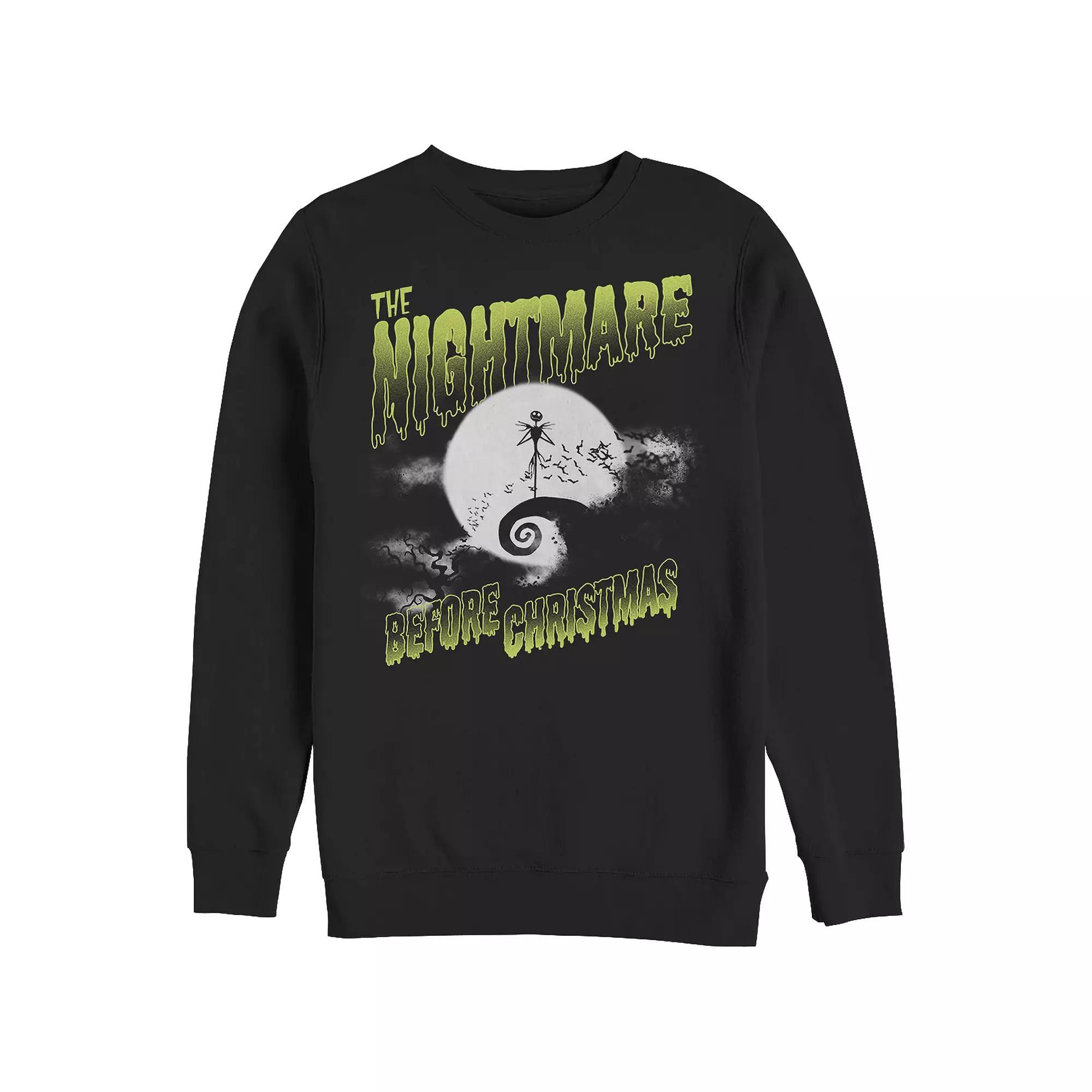 Disneys The Nightmare Before Christmas Spooky Nightmare Mens Graphic Fleece Product Image