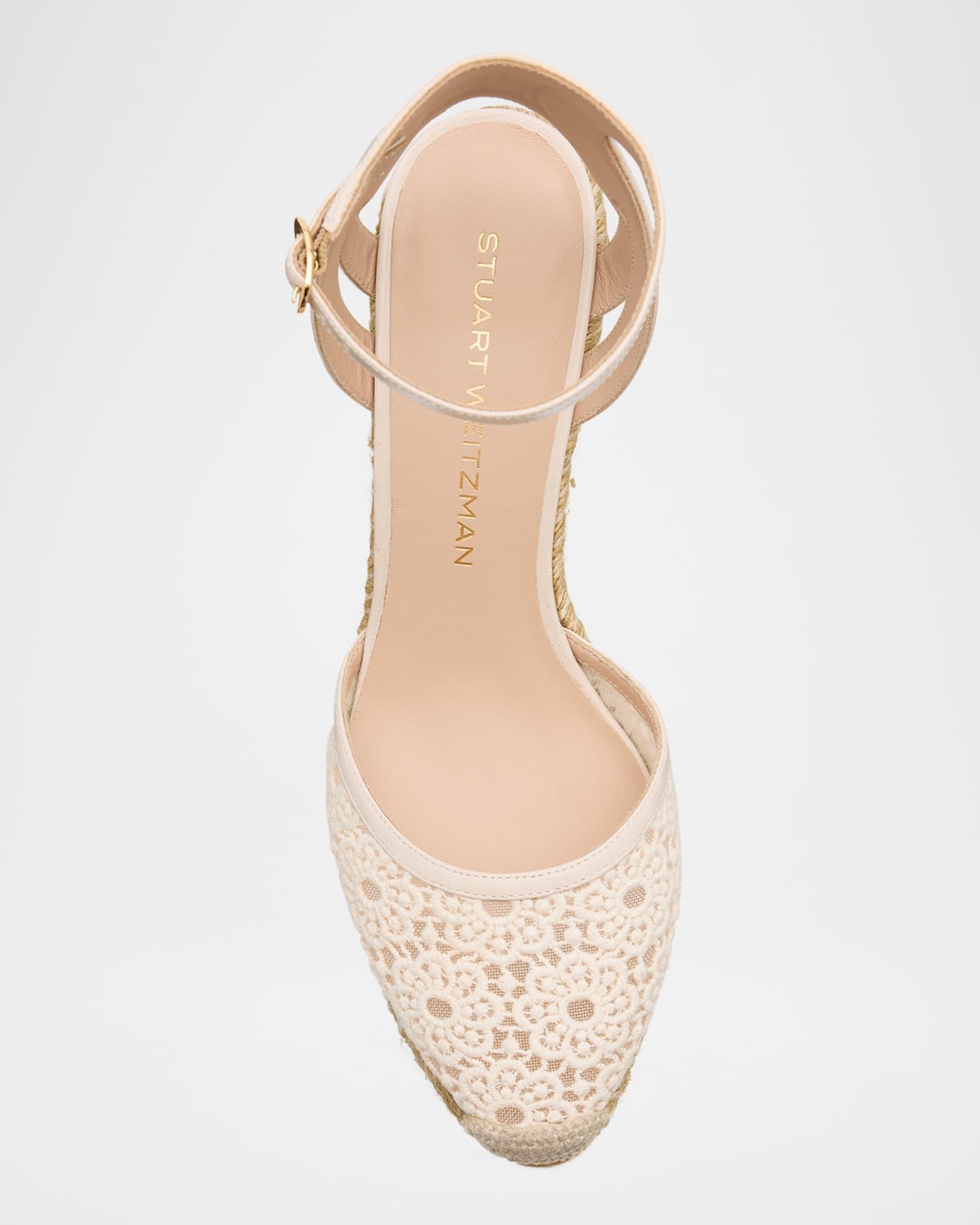 Sasha Lace Wedge Espadrilles Product Image