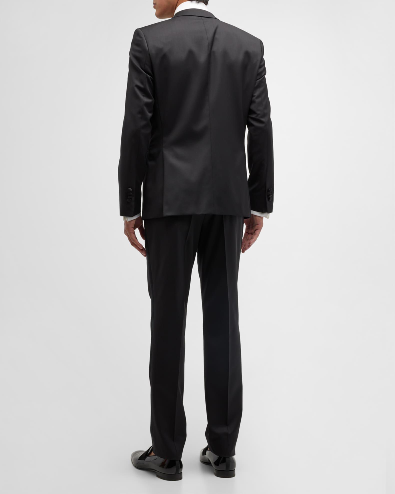 Men's Halven Gentry Satin Lapel Wool Two-Piece Tuxedo Product Image