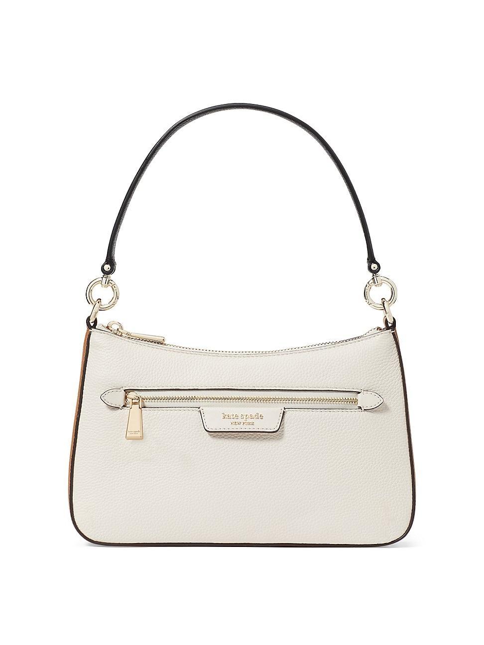 Womens Hudson Colorblocked Leather Convertible Crossbody Bag Product Image