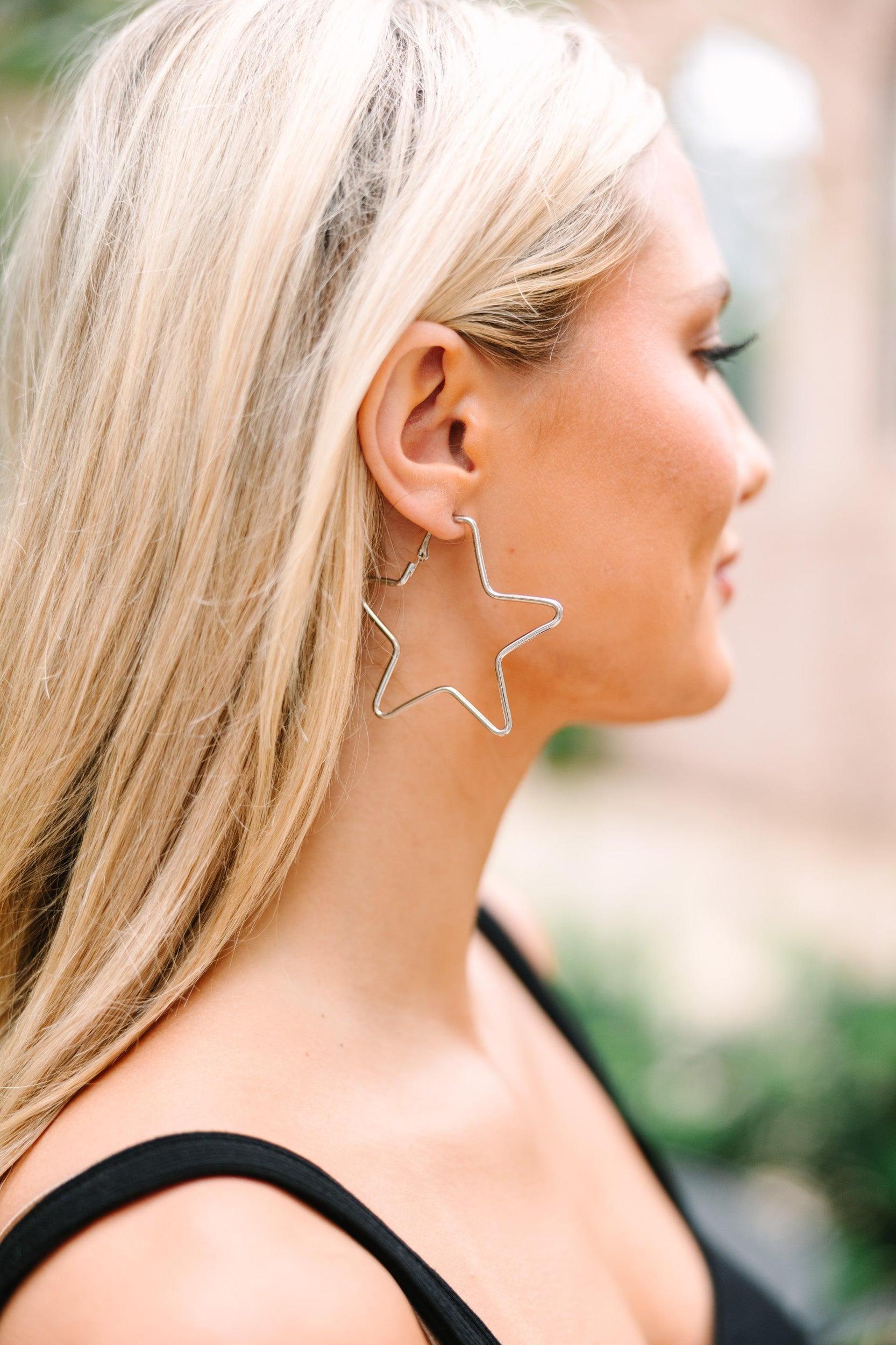 Star Of The Show Silver Earrings Female Product Image