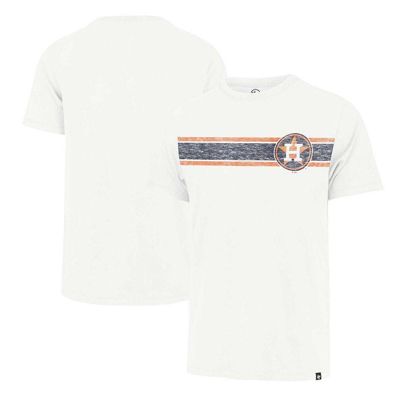 Men's '47 Cream Houston Astros Wavelength Bond Franklin T-Shirt, Size: Medium, Beige Product Image
