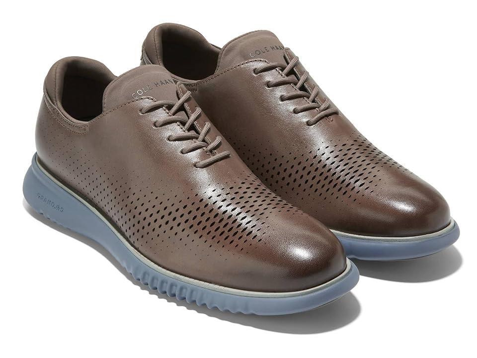 Cole Haan 2.Zerogrand Laser Wing Tip Oxford Lined (Morel/Folkstone Gray) Men's Lace up casual Shoes Product Image