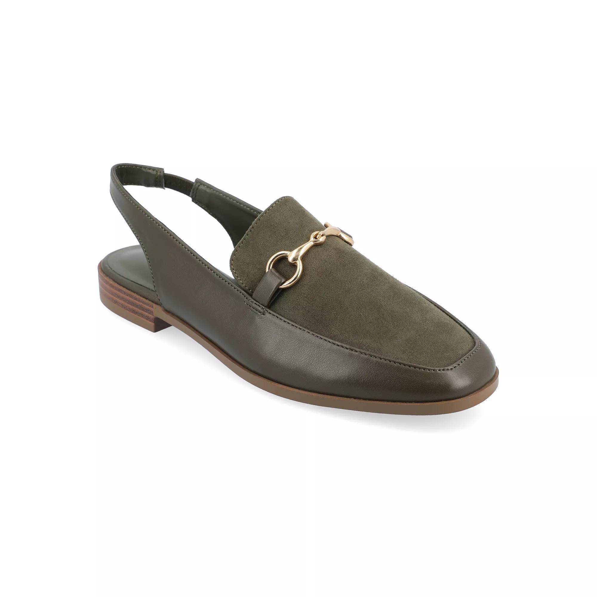 Journee Lainey Women's Tru Comfort Foam™ Flats, Size: 10, Blue Product Image