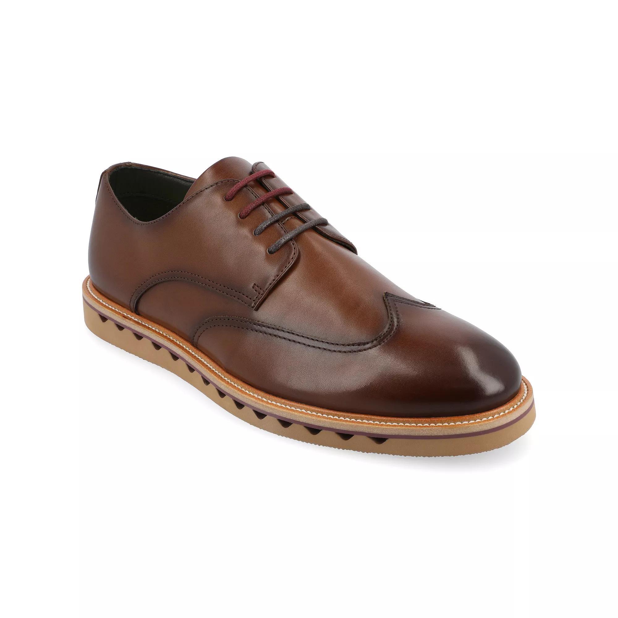 VANCE Evander Men's Tru Comfort Foam Wingtip Derby Shoes, Size: 12, Brown Product Image