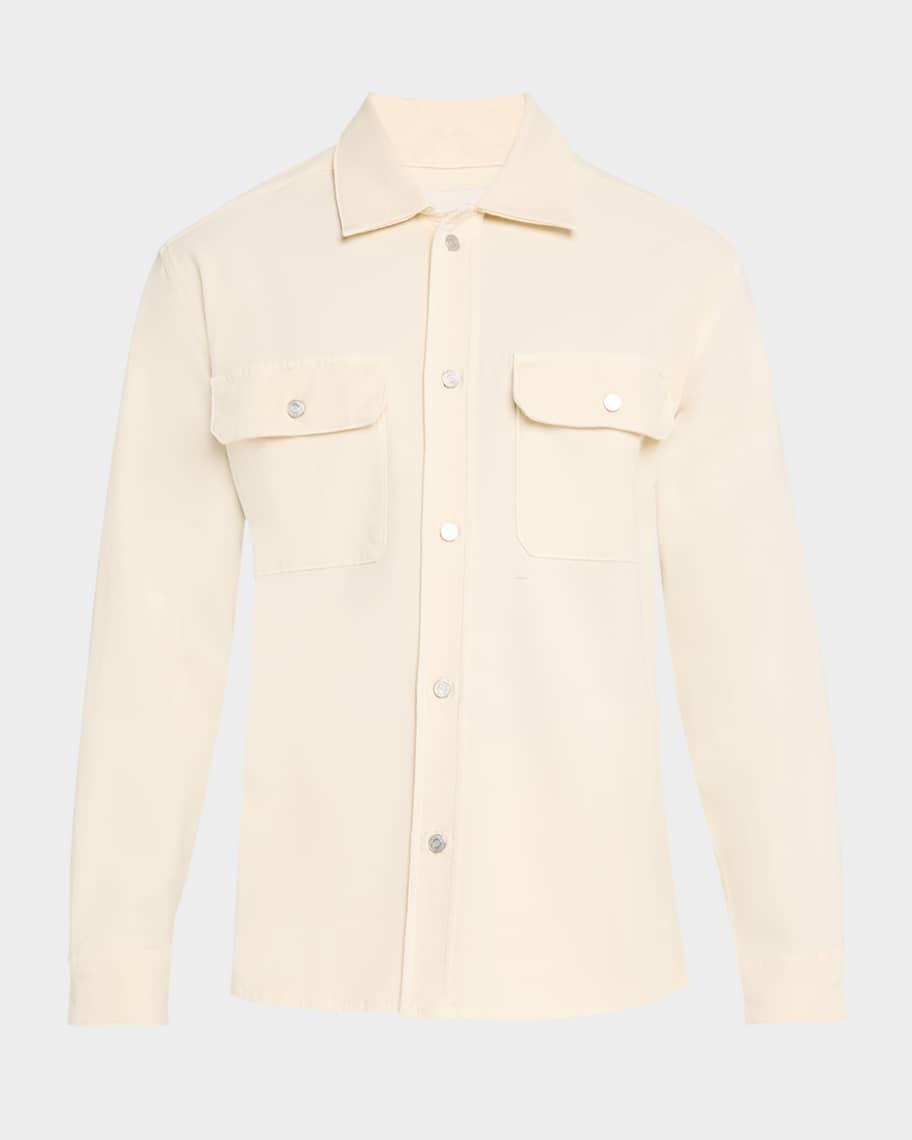 Mens 2-Pocket Cotton-Lyocell Overshirt Product Image
