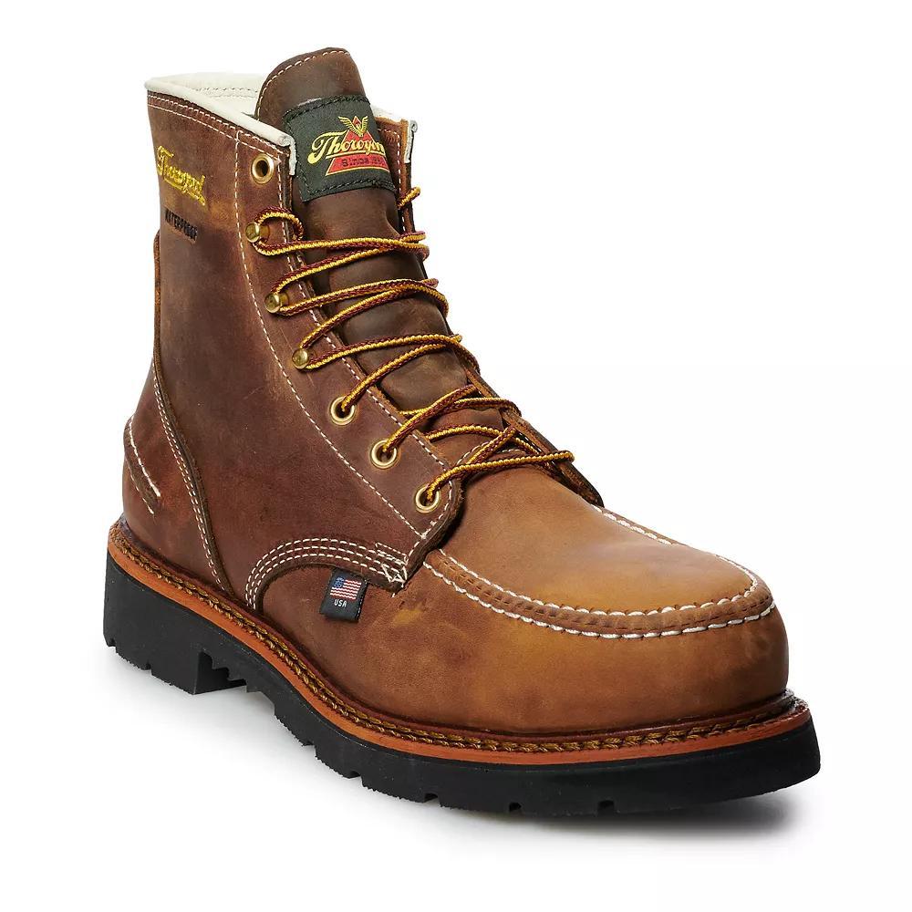 Thorogood 1957 Crazyhorse Men's 6-in. Waterproof Steel Toe Work Boots, Size: 10 Wide, Crazy Horse Product Image