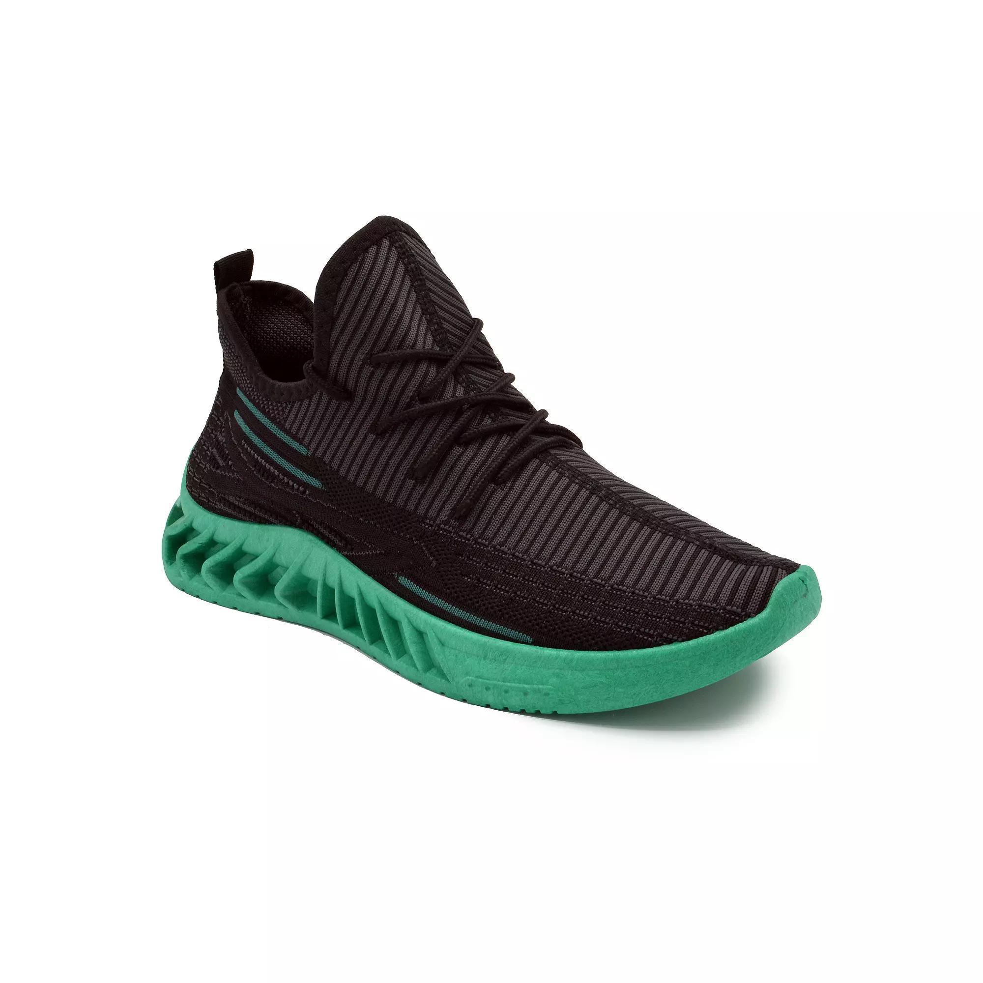 Akademiks Men's Lightweight Sneakers, Size: 11, Black Teal Product Image