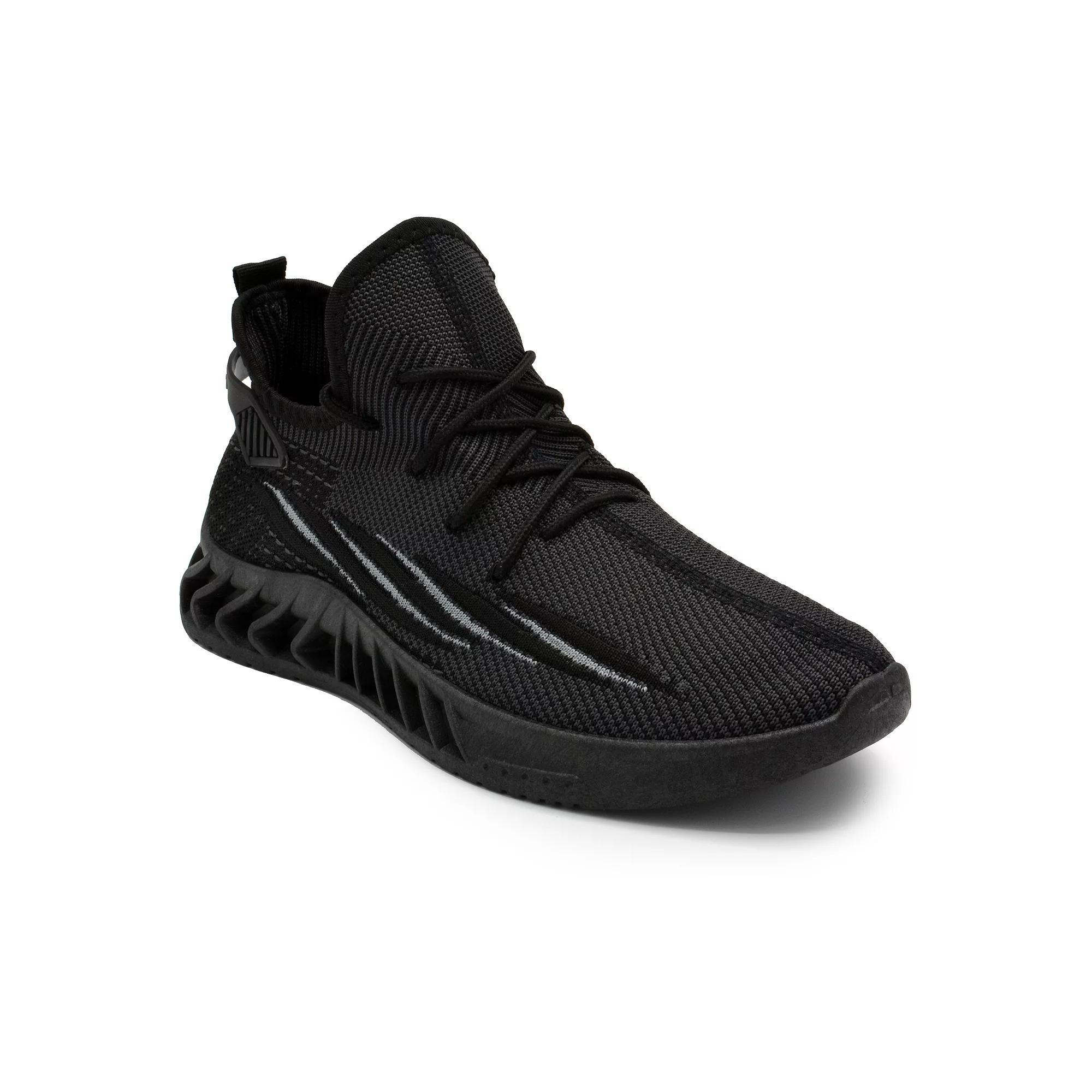Akademiks Men's Knit Sneakers, Size: 9, Gray Product Image