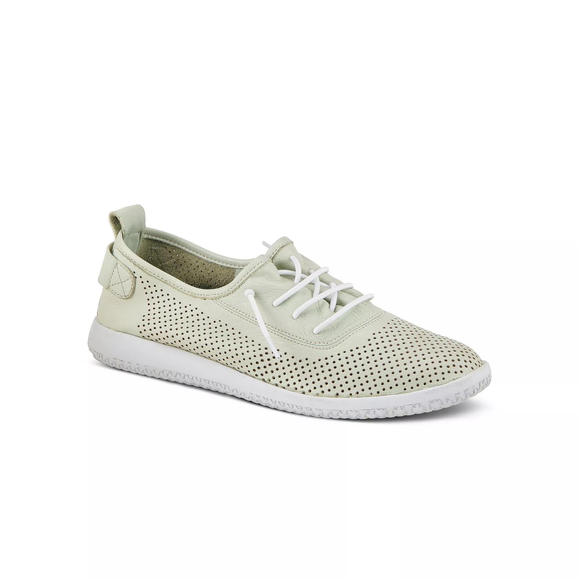 Spring Step Skyharbor Women's Leather Sneakers, Size: 38, Olive Green Product Image
