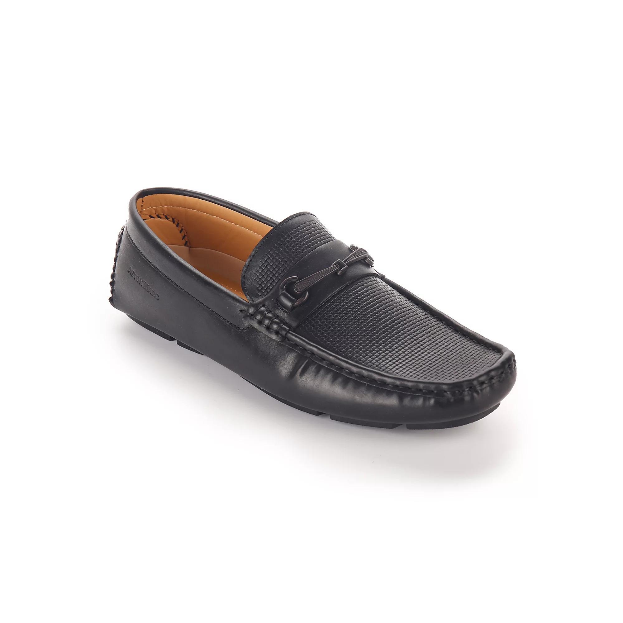 Aston Marc Drive Men's Loafers, Size: 10.5, Black Product Image