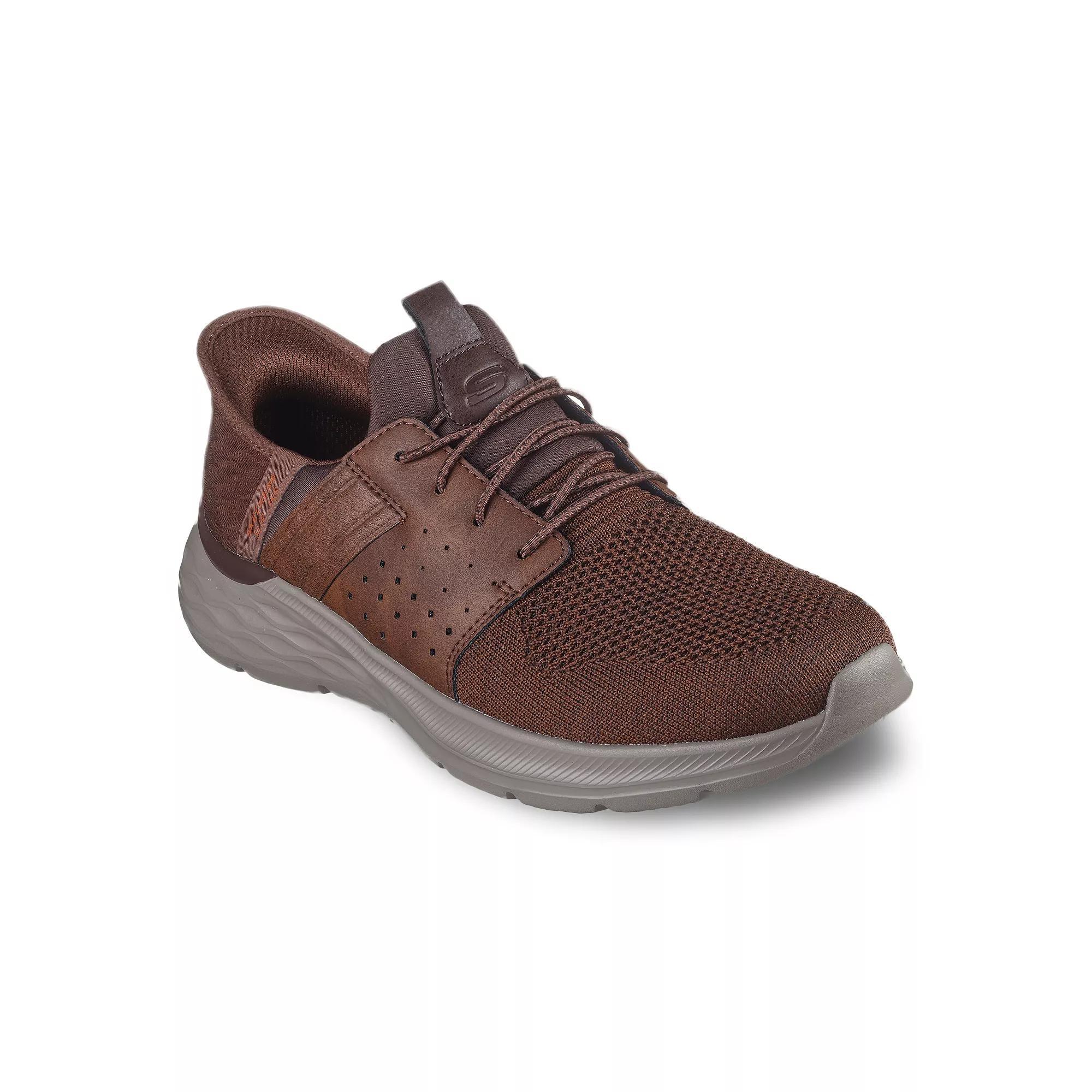Skechers Hands Free Slip-ins® Relaxed Fit® Garner Newick Men's Shoes, Size: 11 XW, Dark Brown Product Image