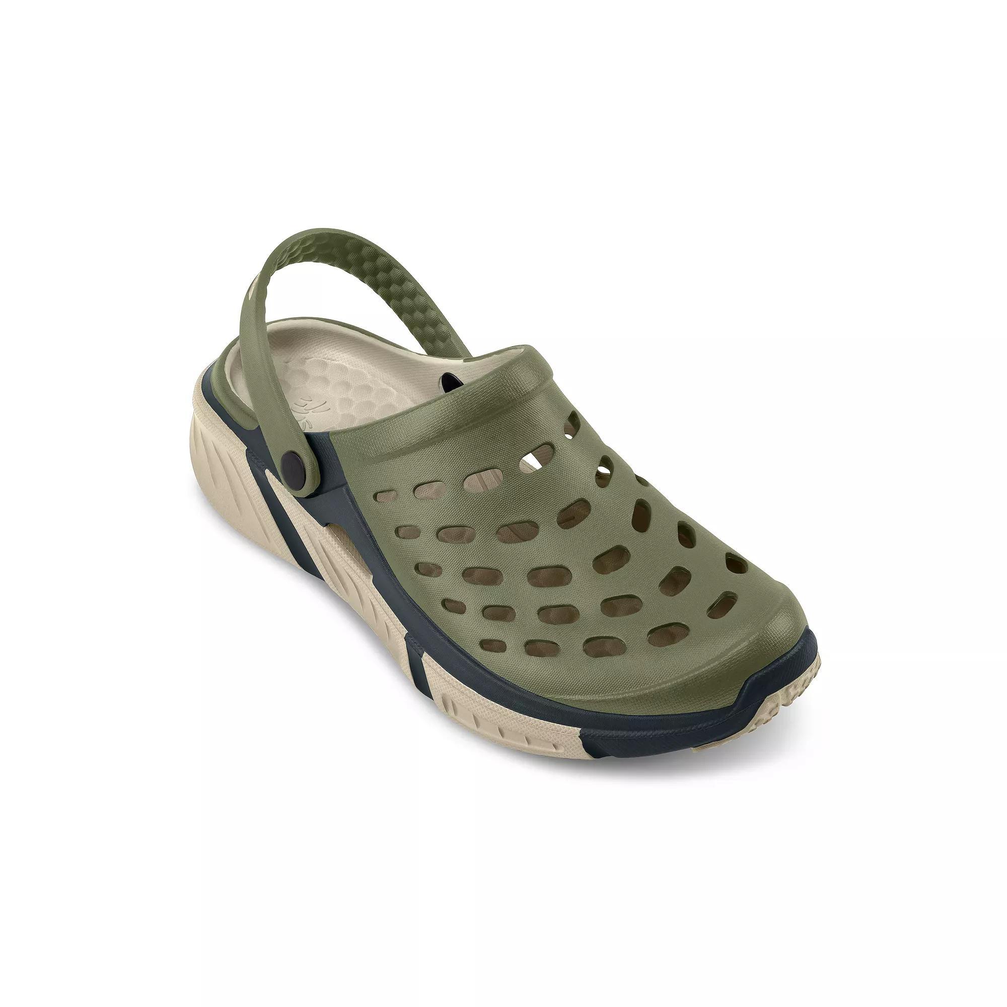 Joybees Adult Trekking Clog Sandals Beige 10 Product Image