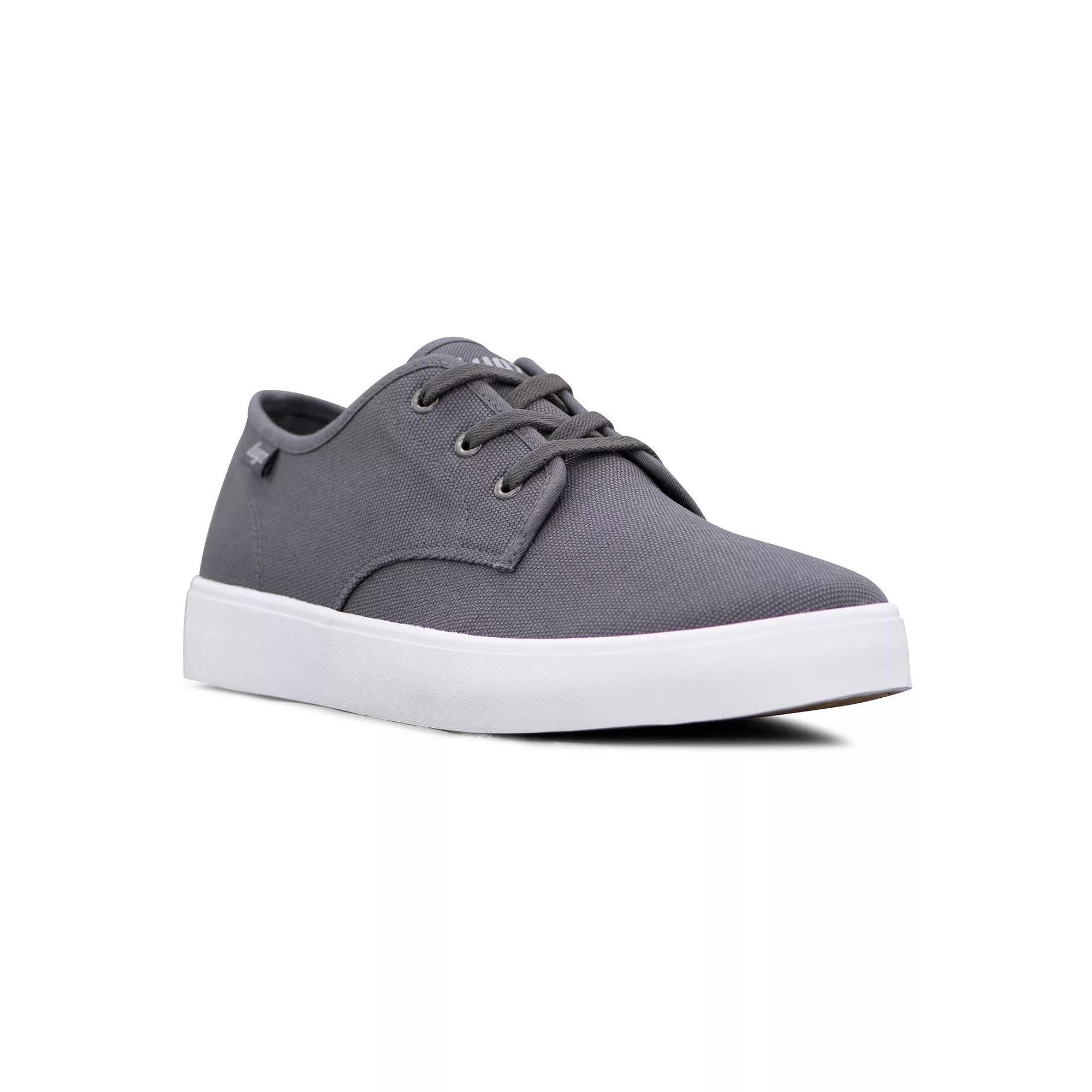 Lugz Joints Men's Oxford Sneakers, Size: 10.5, Grey White Product Image