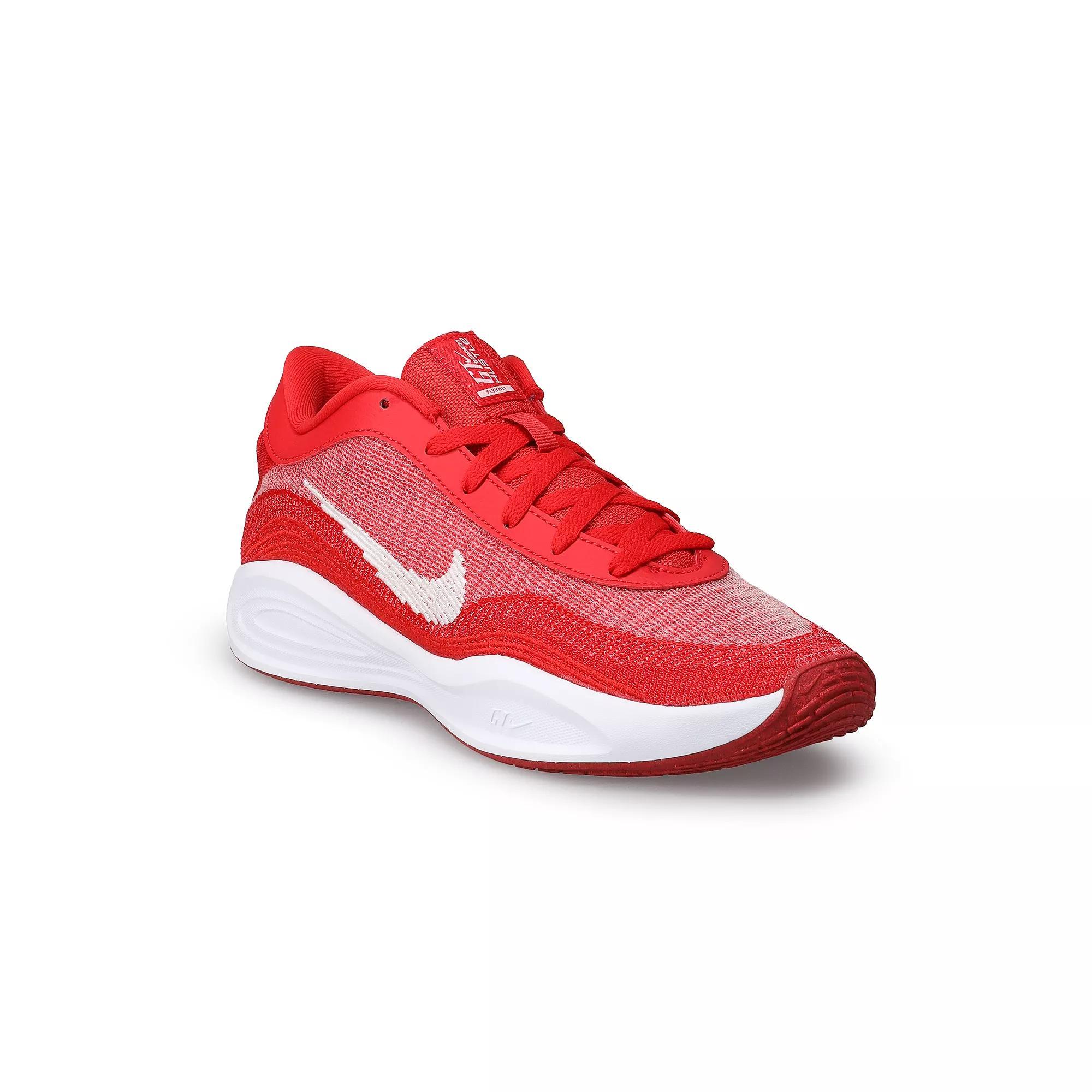 Nike G.T. Hustle Academy Men's Basketball Shoes, Size: 10.5, Red White Product Image
