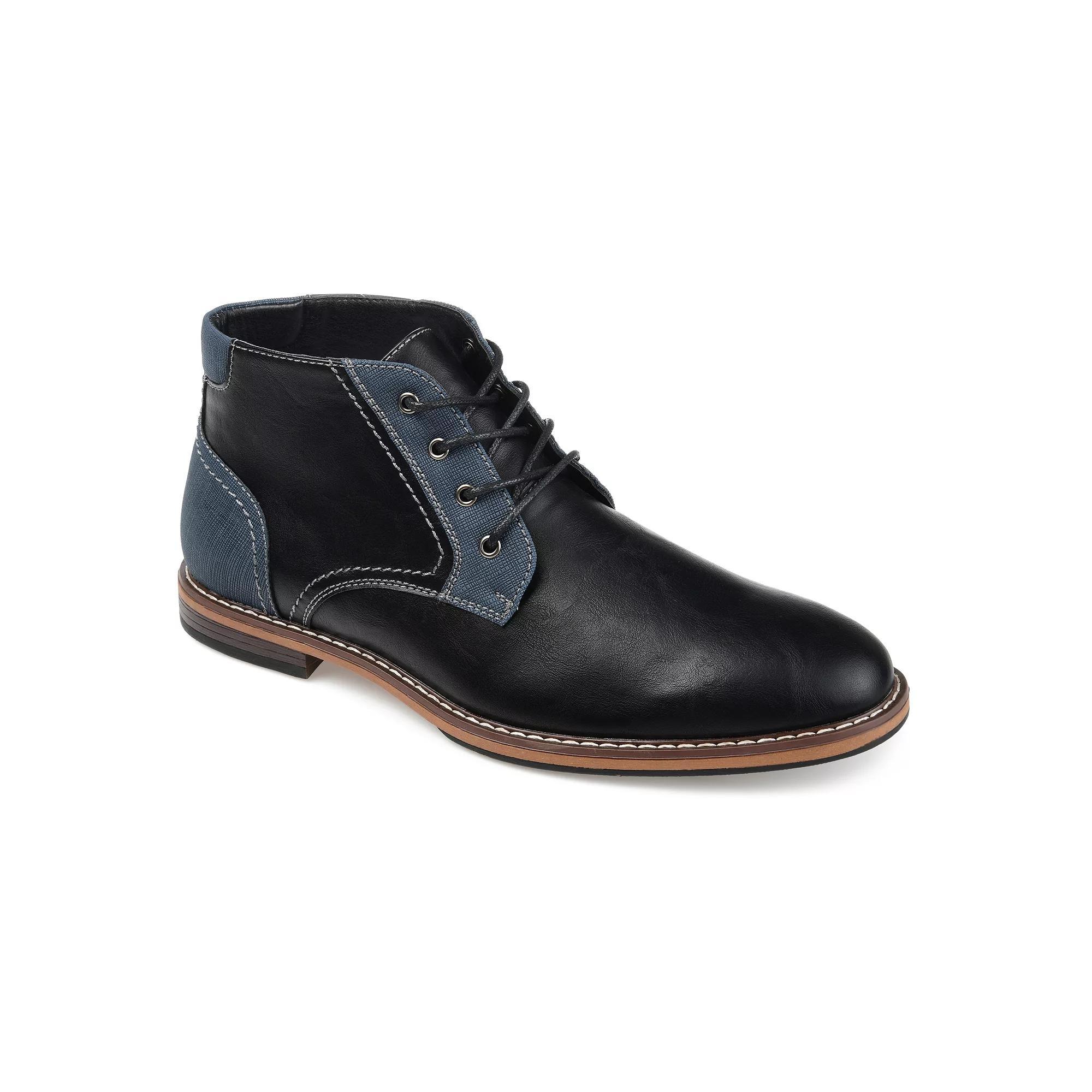 VANCE Franco Men's Plain Toe Chukka Boots, Size: 8.5, Brown Product Image