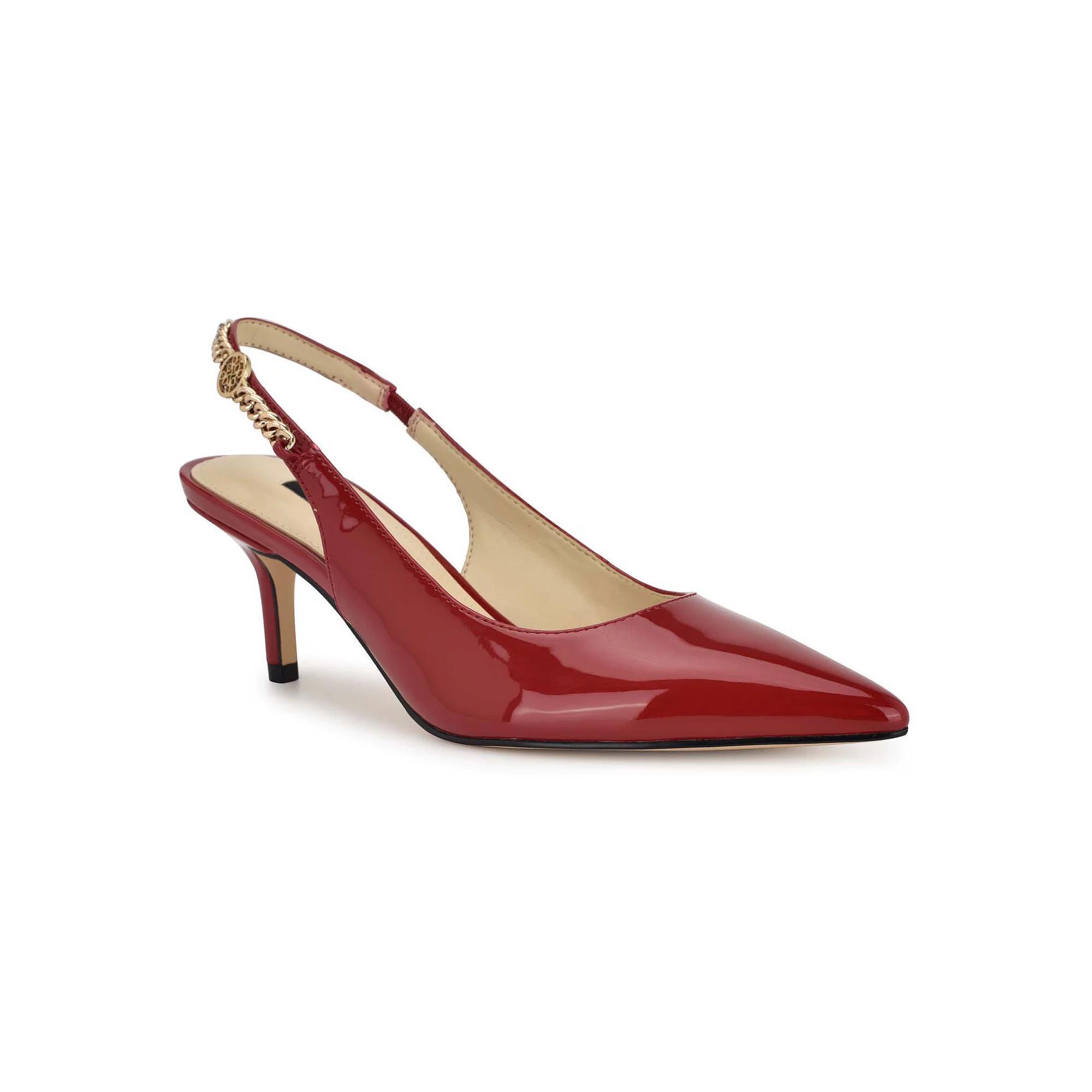 Nine West Annae Pointy Toe Slingback Womens Dress Pumps Product Image