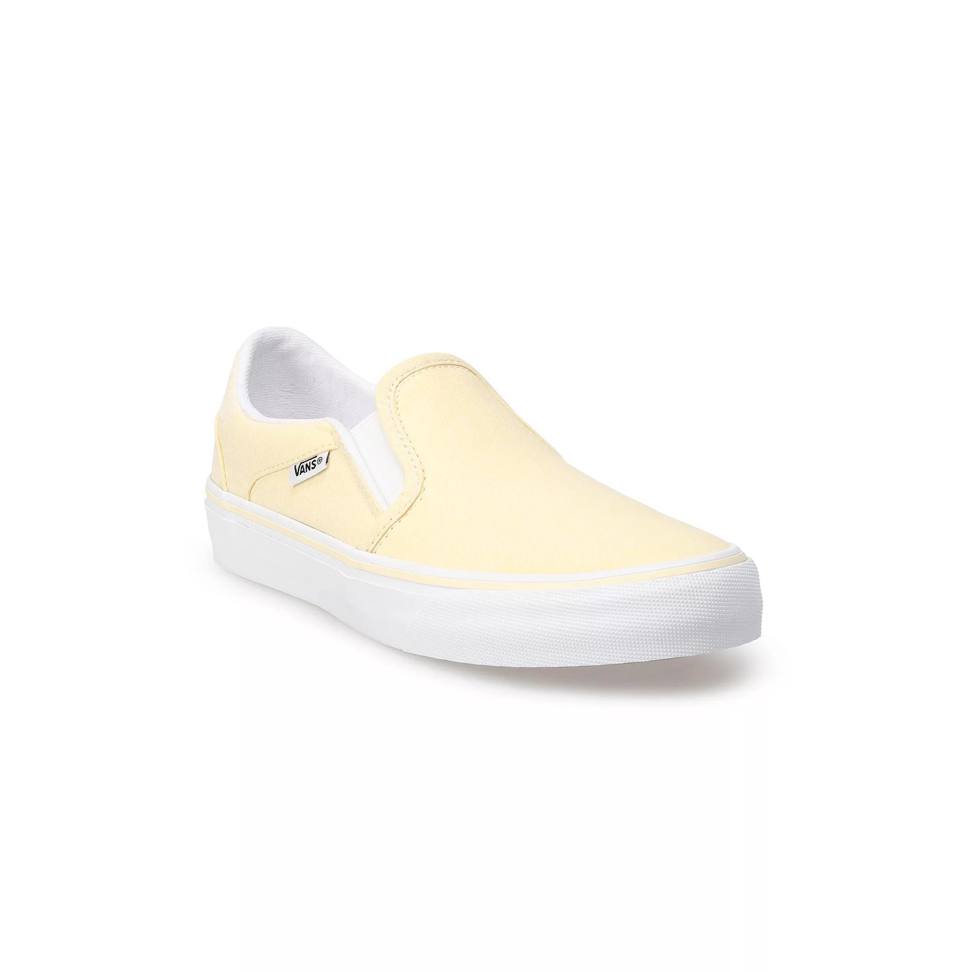Vans® Asher DX Women's Slip-On Shoes, Size: 8.5, Yellow Product Image