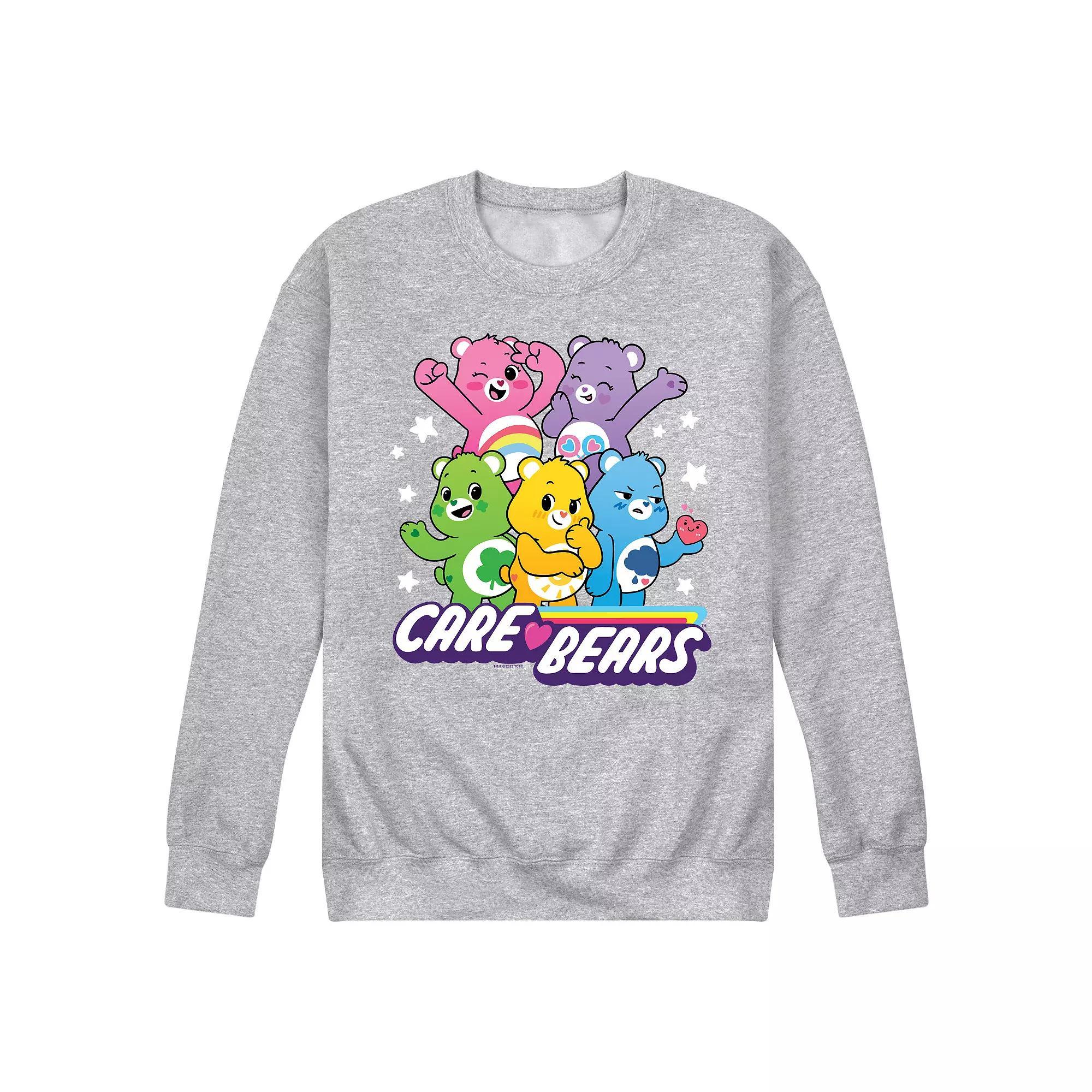 Mens Care Bears Unlock The Magic Group Fleece Sweatshirt Product Image