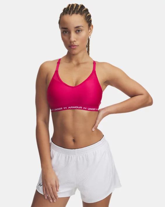 Women's Under Armour Crossback Low-Impact Sports Bra, Size: Large, Castlerock Product Image