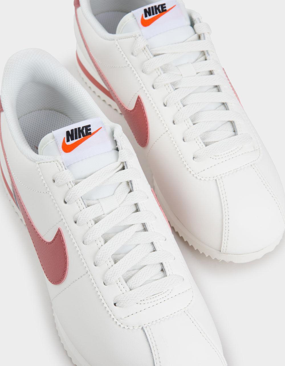 NIKE Cortez Womens Shoes - WHITE/RUST Product Image