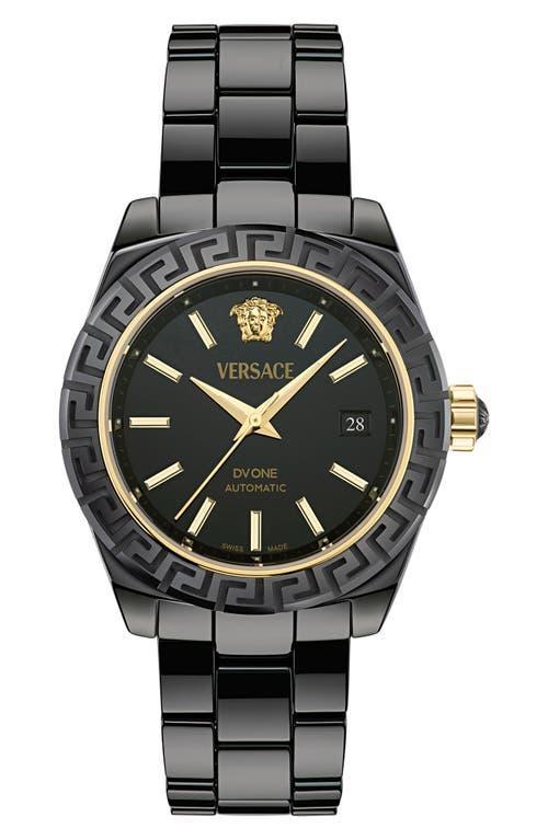 40mm DV One Automatic Watch with Bracelet Strap, White Product Image