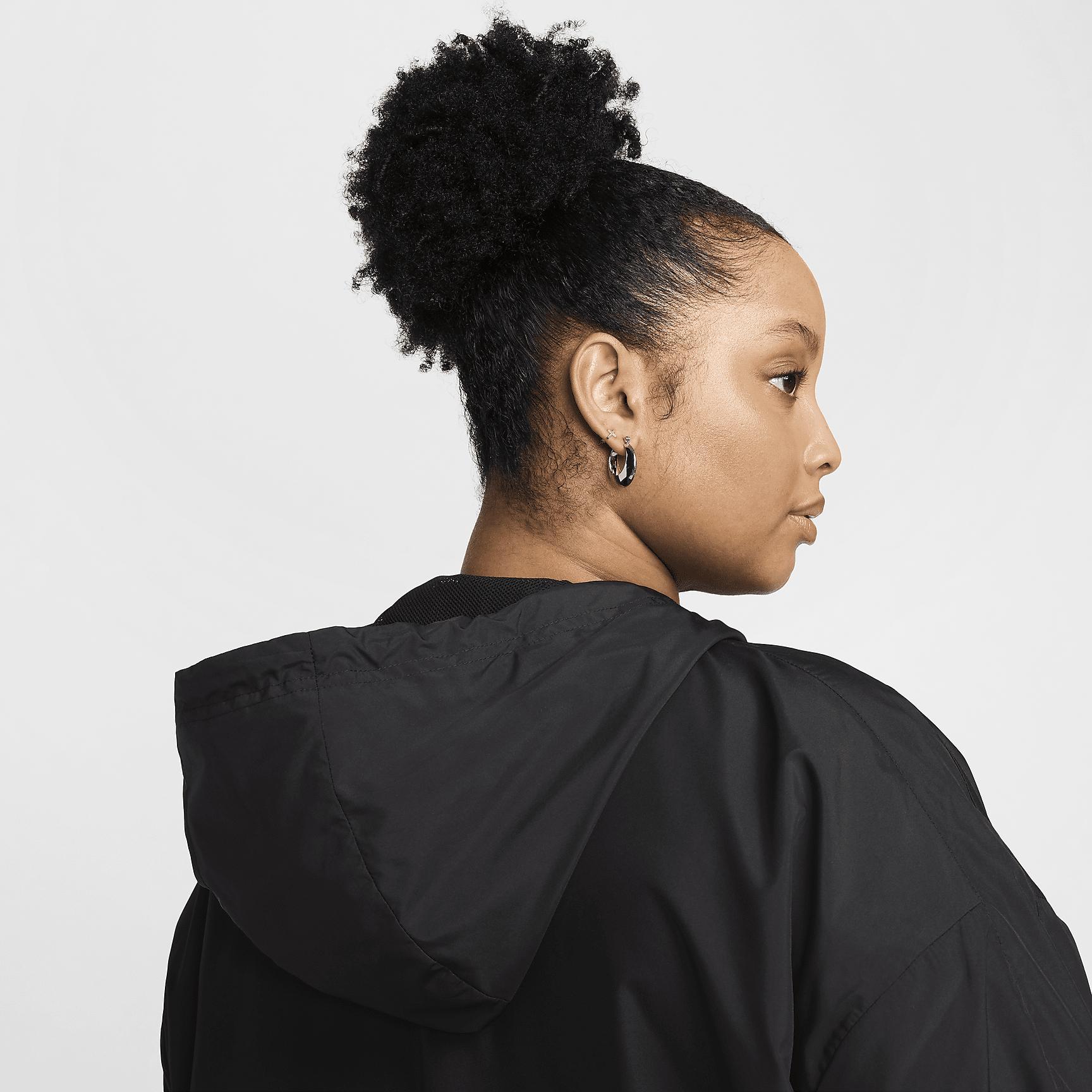 Nike Sportswear Classic Wovens Women's Loose UV Hooded Jacket (Plus Size) Product Image