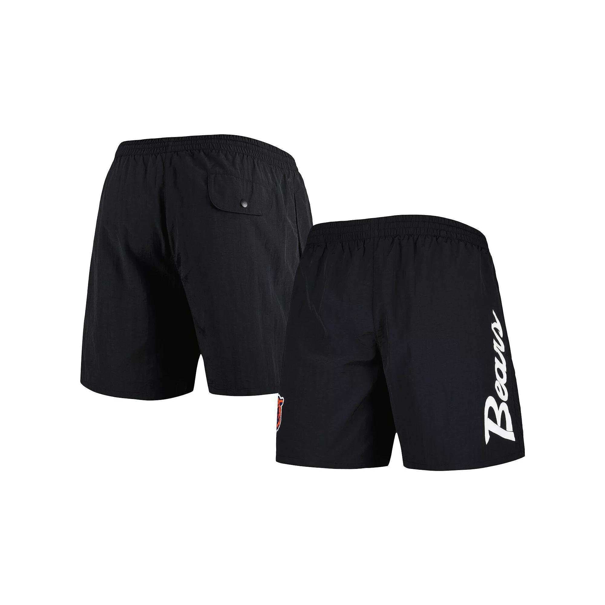 Men's Mitchell & Ness Black Chicago Bears Team Essentials Nylon Shorts, Size: XL Product Image