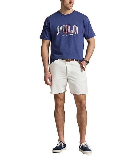 Polo Ralph Lauren Big & Tall Classic Fit Madras-Logo Jersey Short Sleeve T-Shirt Product Image