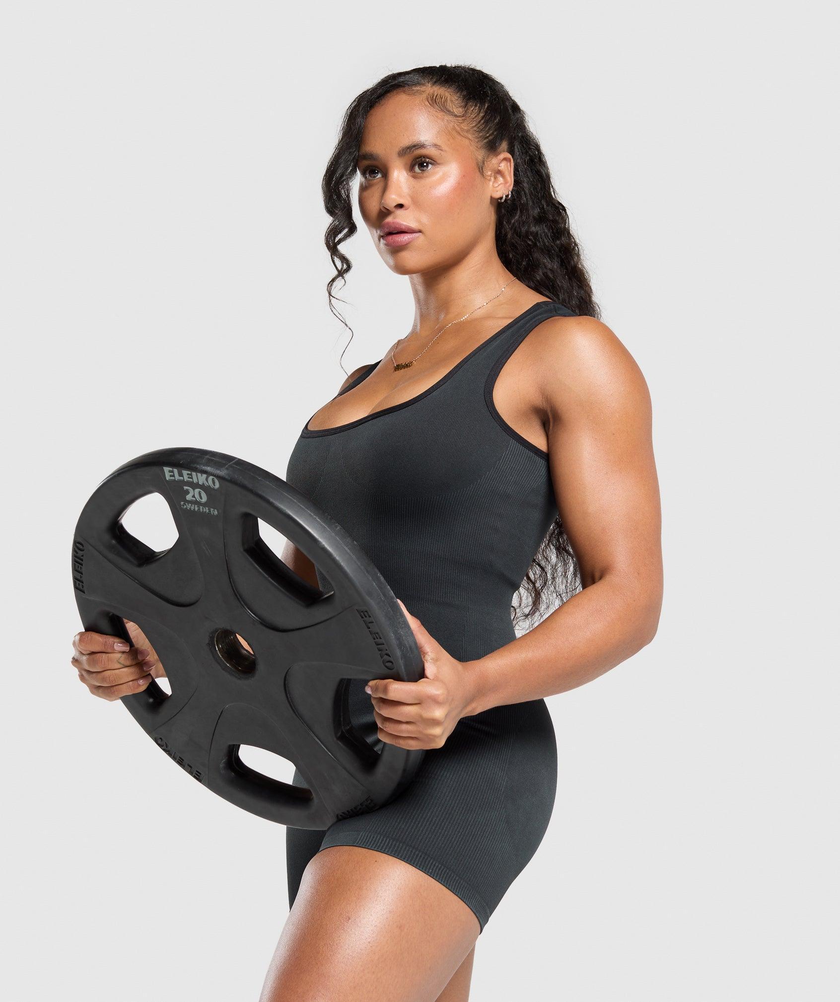 Gymshark Gains Seamless All-In-One - Black Female Product Image