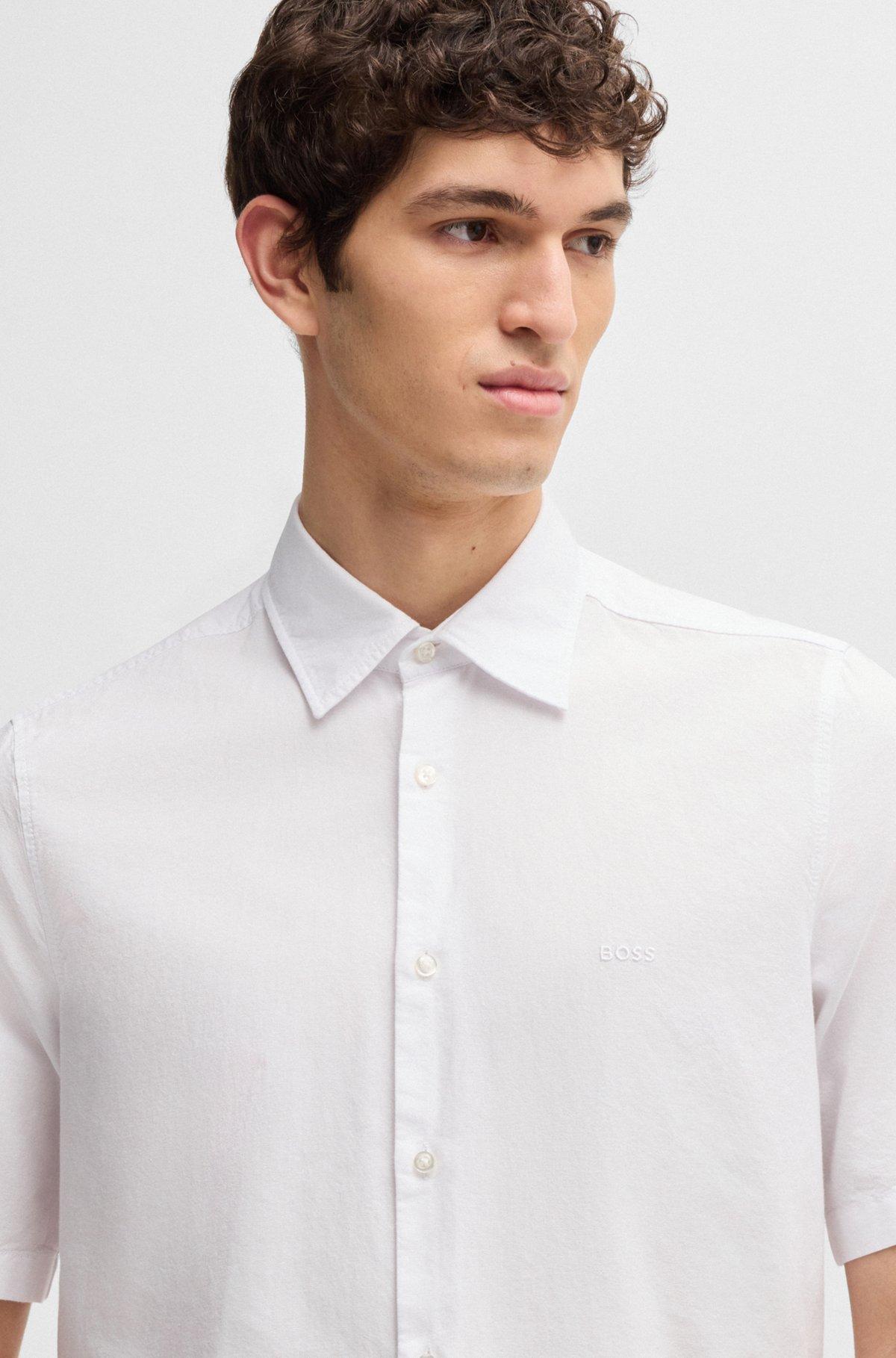 Regular-fit shirt in Oxford cotton Product Image