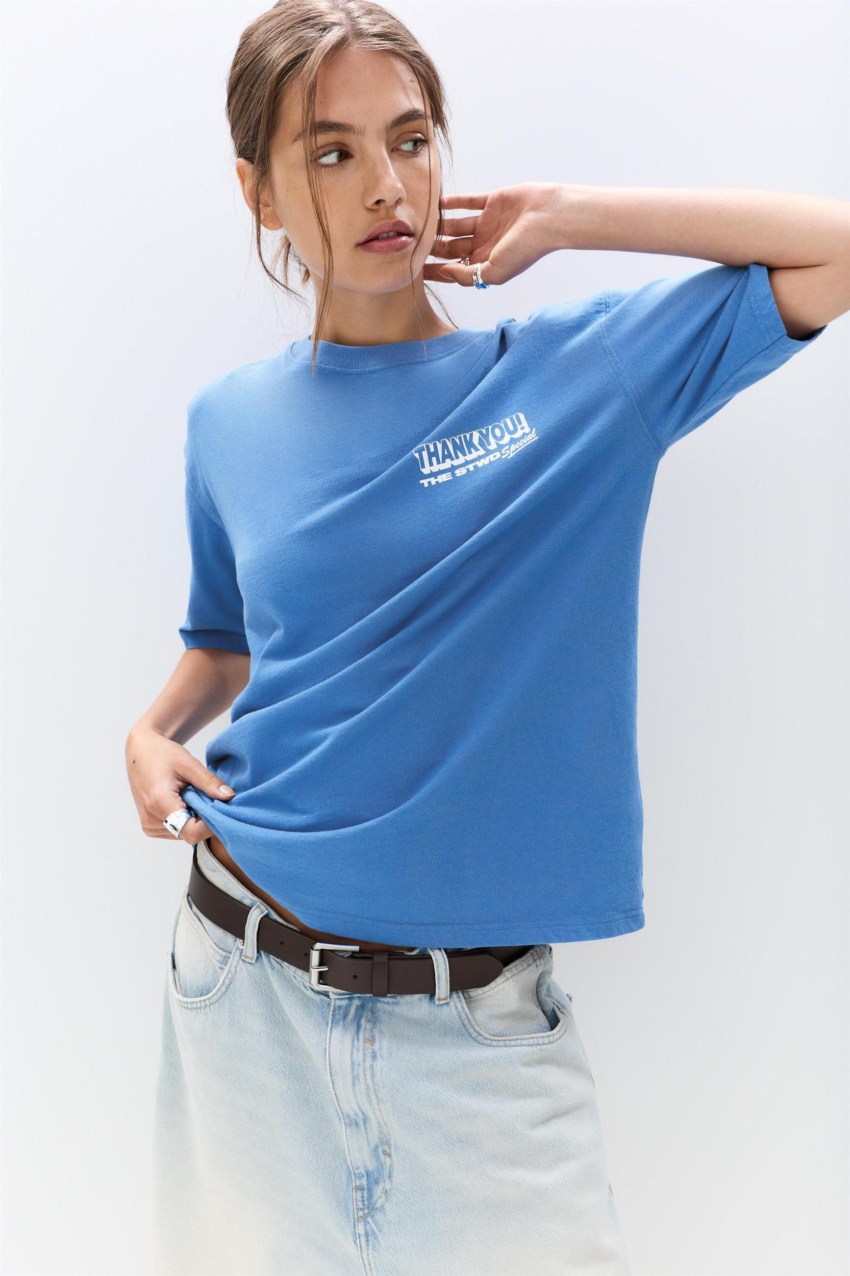 STWD burger T-shirt Product Image