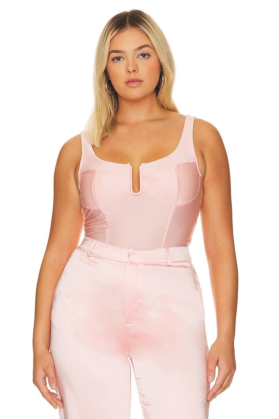 Satin U Corset Bodysuit Good American Product Image