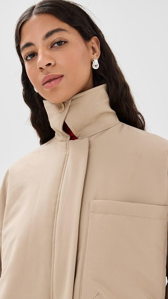 Tibi Clyde Padding Shirt Jacket | Shopbop Product Image