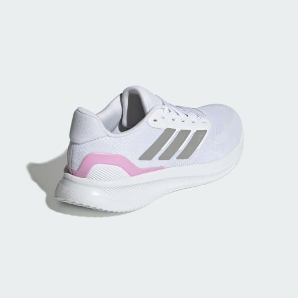 adidas Runfalcon 5 Women's Running Shoes, Size: 10, White Pink Wide Product Image