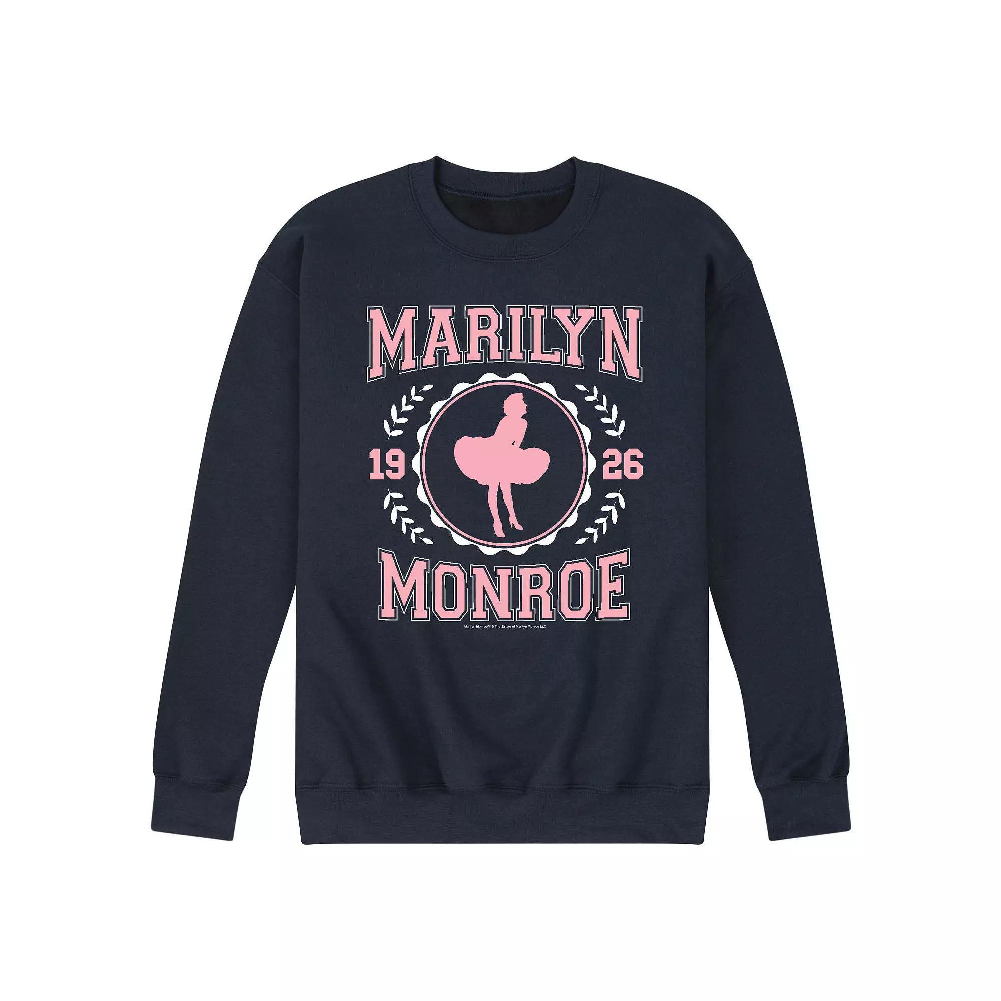 Mens Marilyn Monroe Collegiate Sweatshirt Product Image