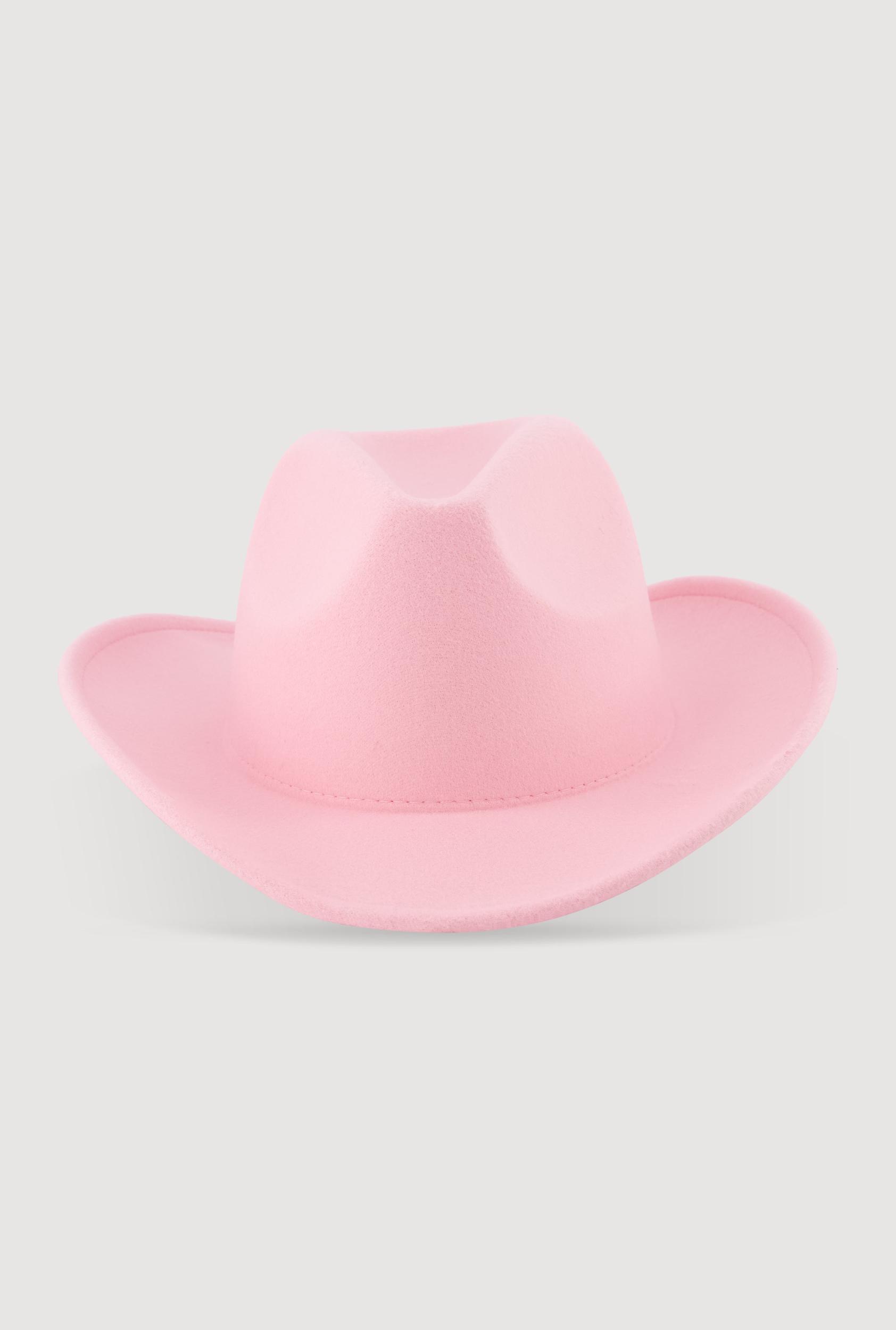 Brushed Felt Cowboy Hat Female Product Image