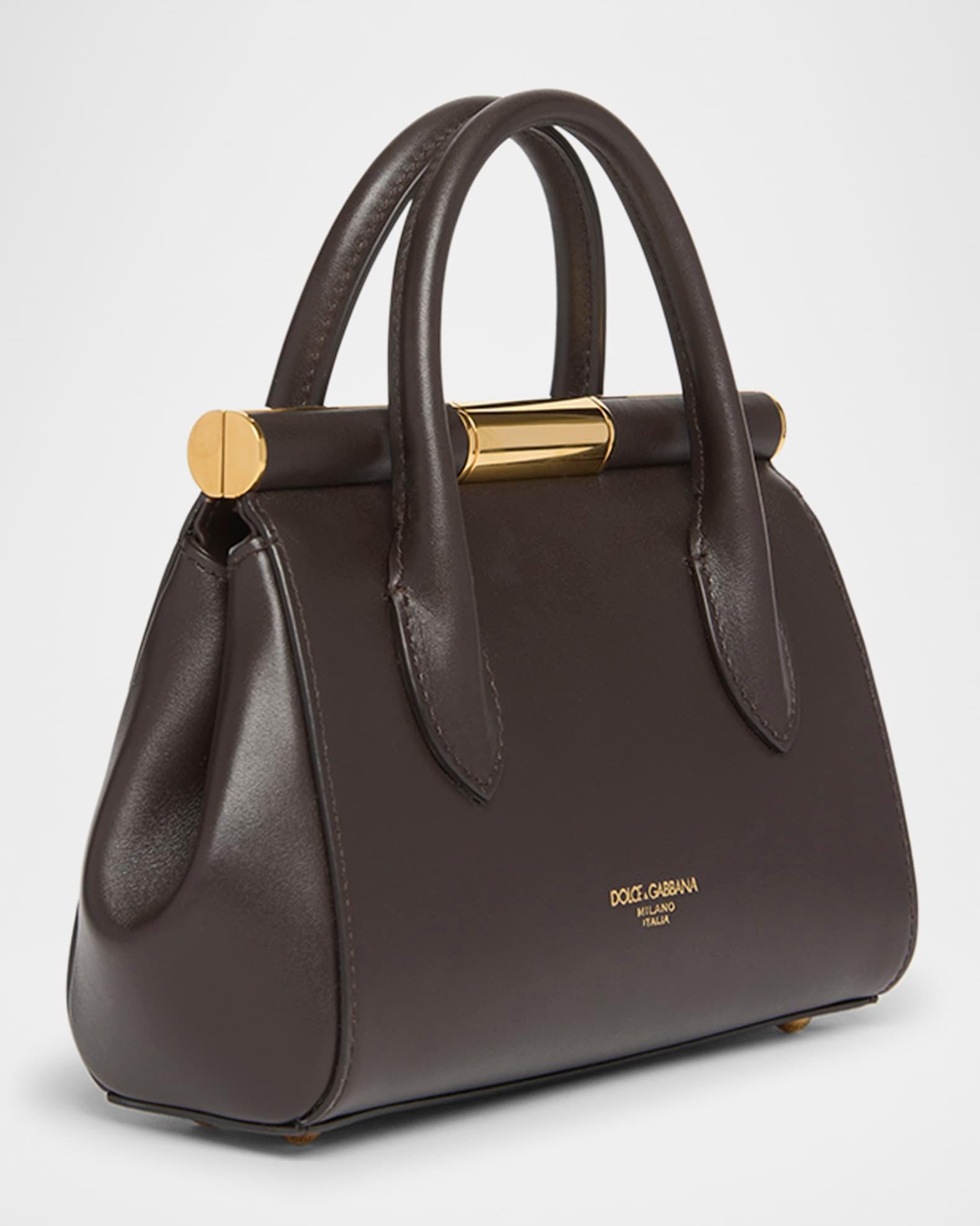 Marlene Small Jeweled Leather Top-Handle Bag Product Image