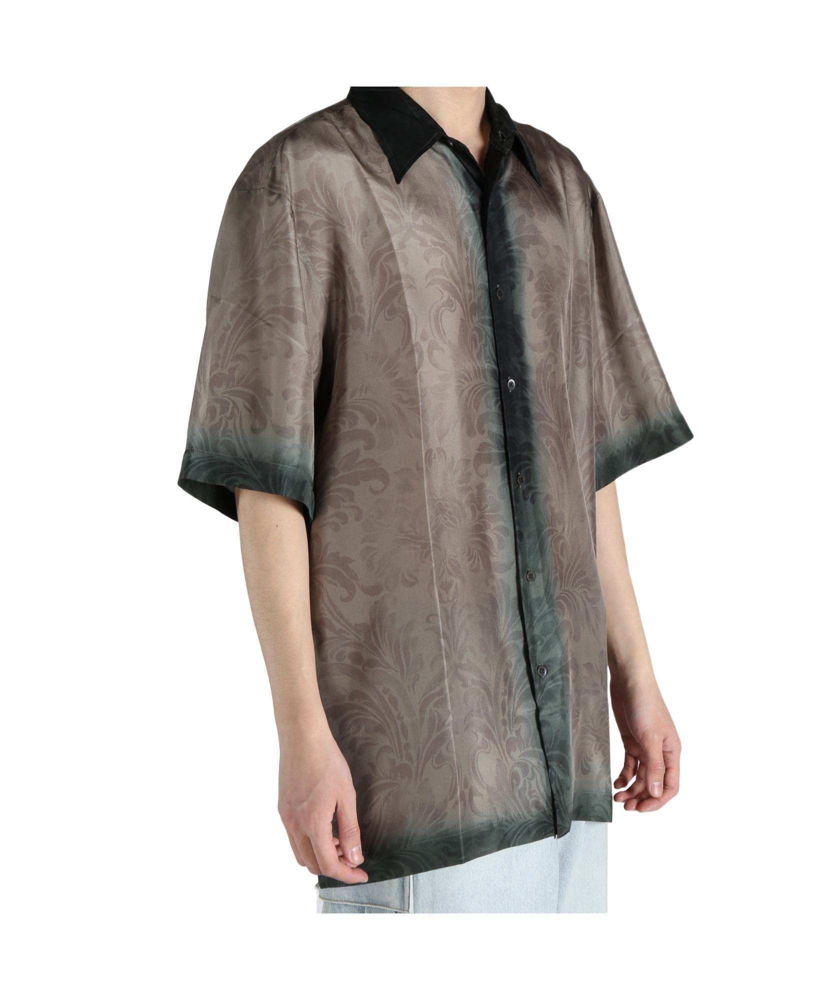DRIES VAN NOTEN Short-sleeved Shirt In Gray Product Image