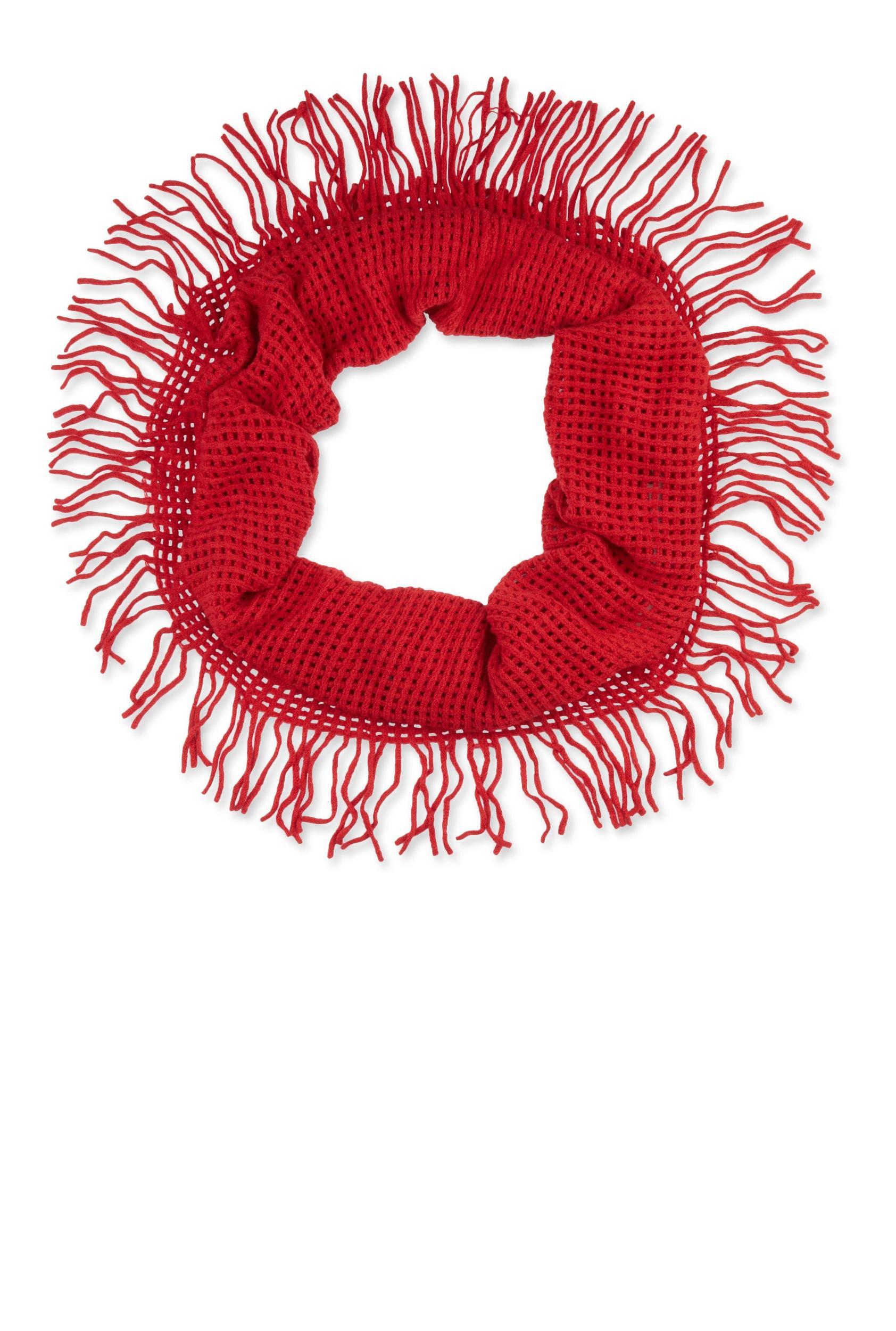 Fringe Infinity Scarf Female Product Image