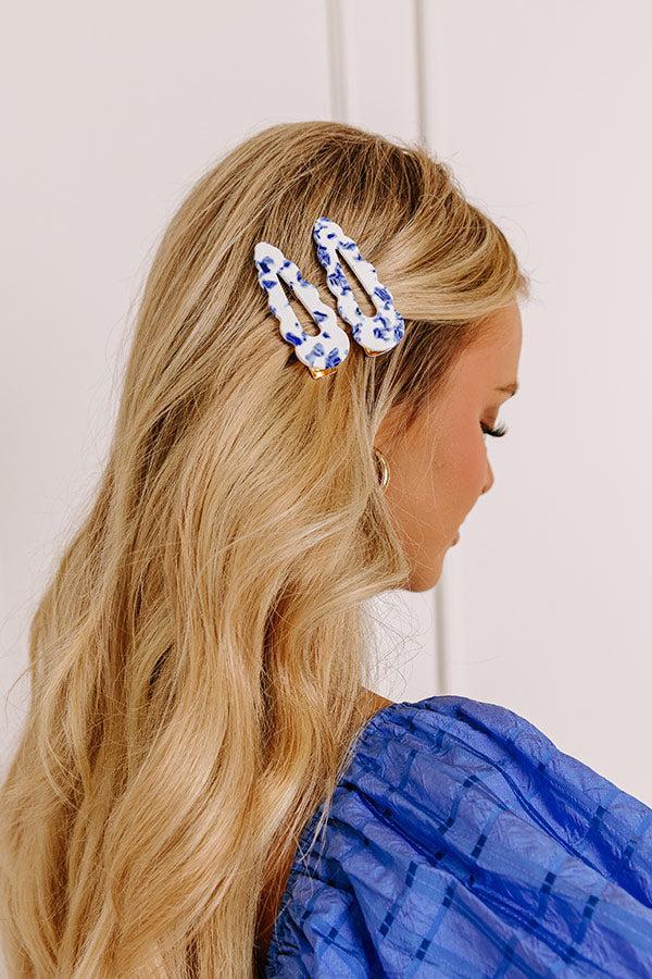 Easy To Style Hair Clip in Blue Product Image