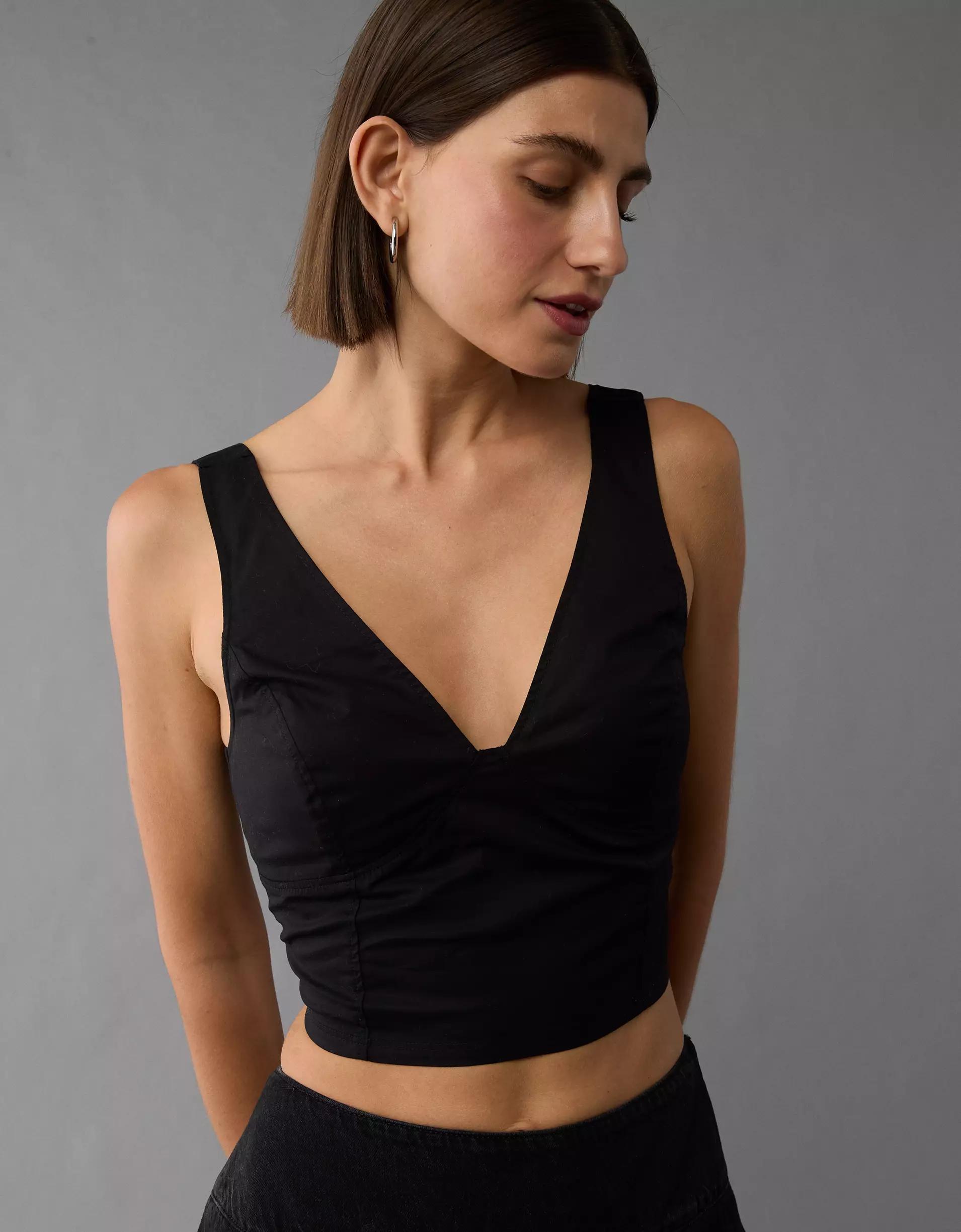 AE Plunge Corset Tank Top Product Image